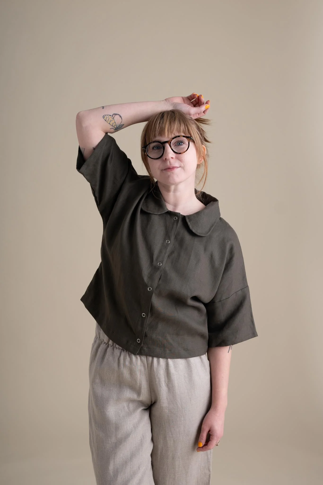 Ruthie Top in Lichen - Image 3