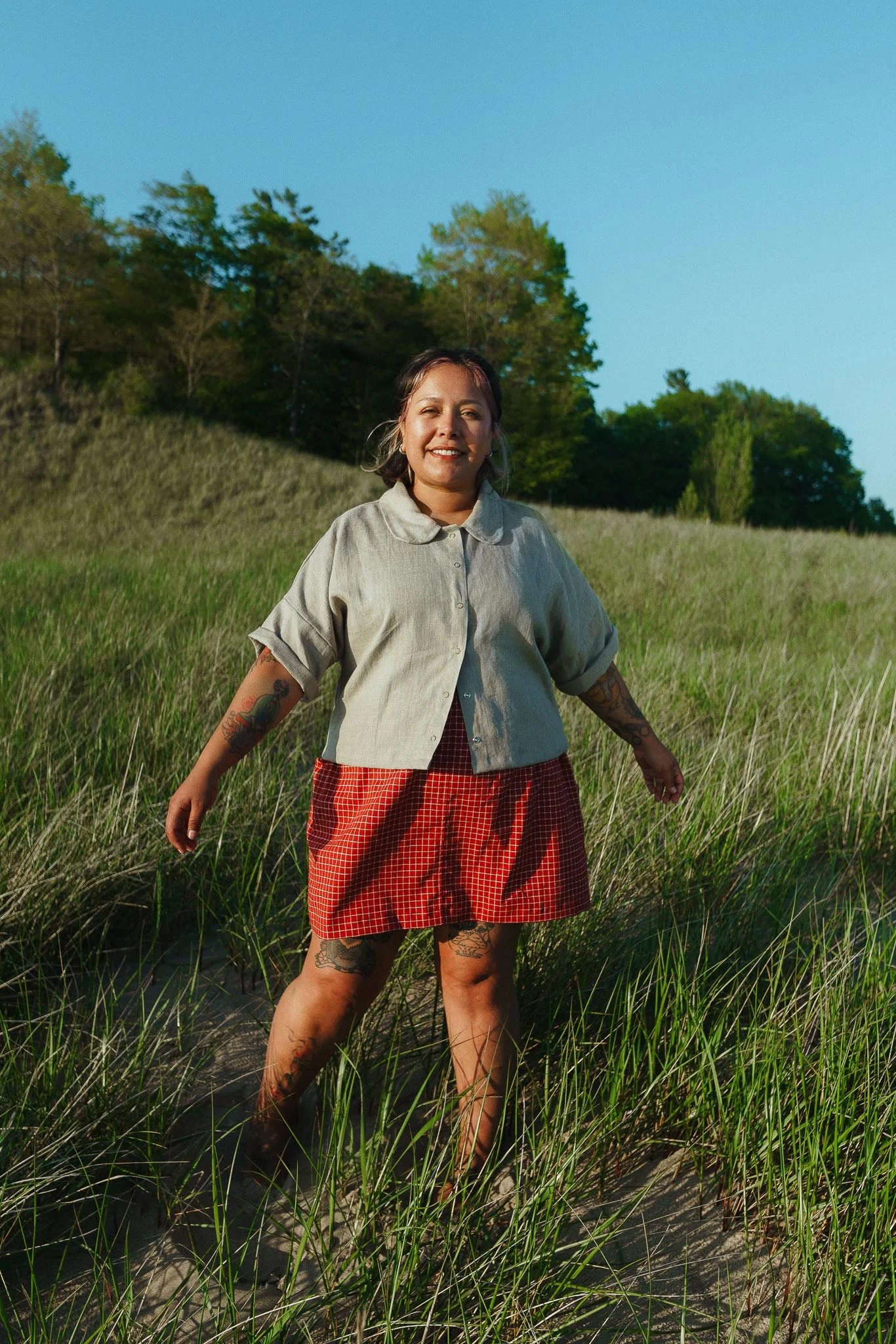 Ruthie Top in Pebble - Image 4