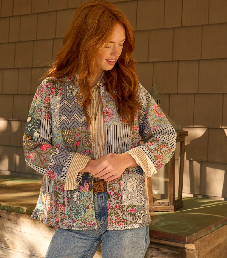 Sag Harbor Reversible Patchwork Jacket - Image 3