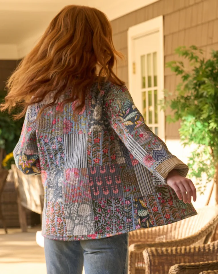 Sag Harbor Reversible Patchwork Jacket - Image 4