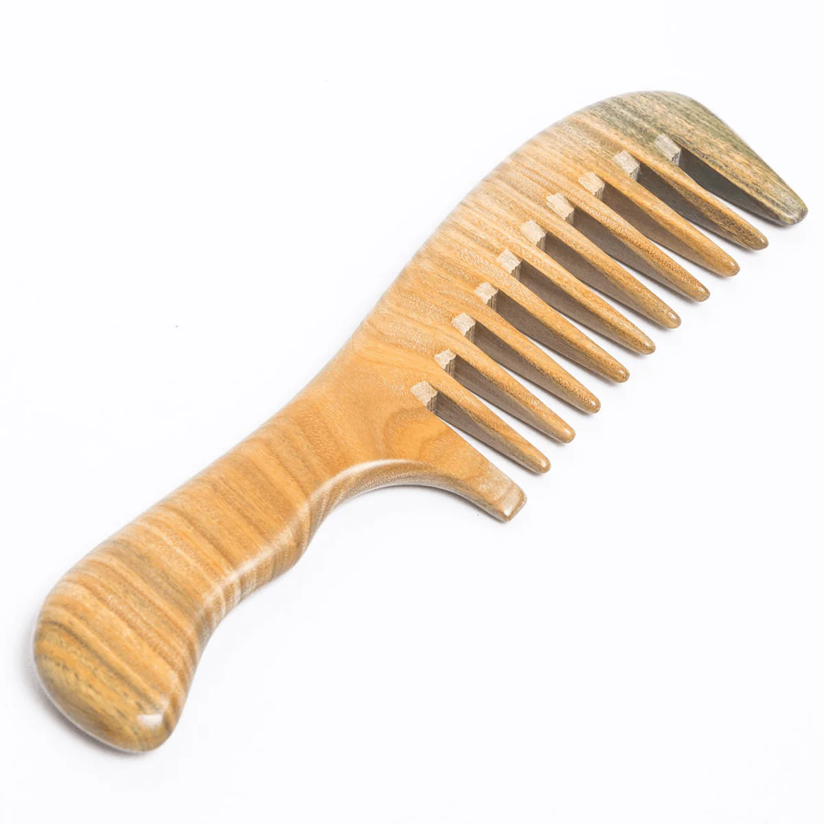 Sandalwood Wide Tooth Comb - Zero Waste Comb, 100% Wood, Plastic Free - Image 2