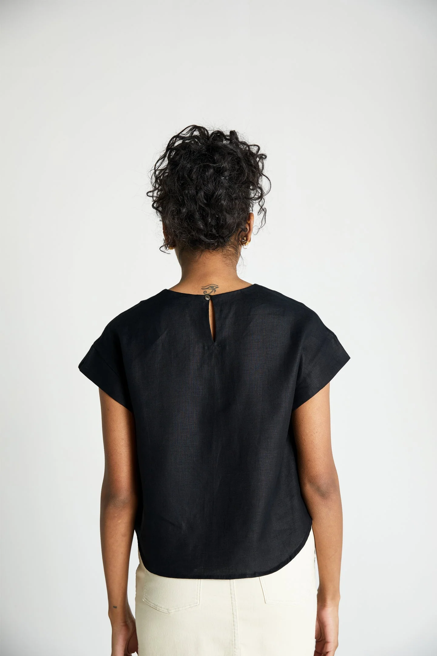 Sandcastle Saturdays Top in Black - Image 2