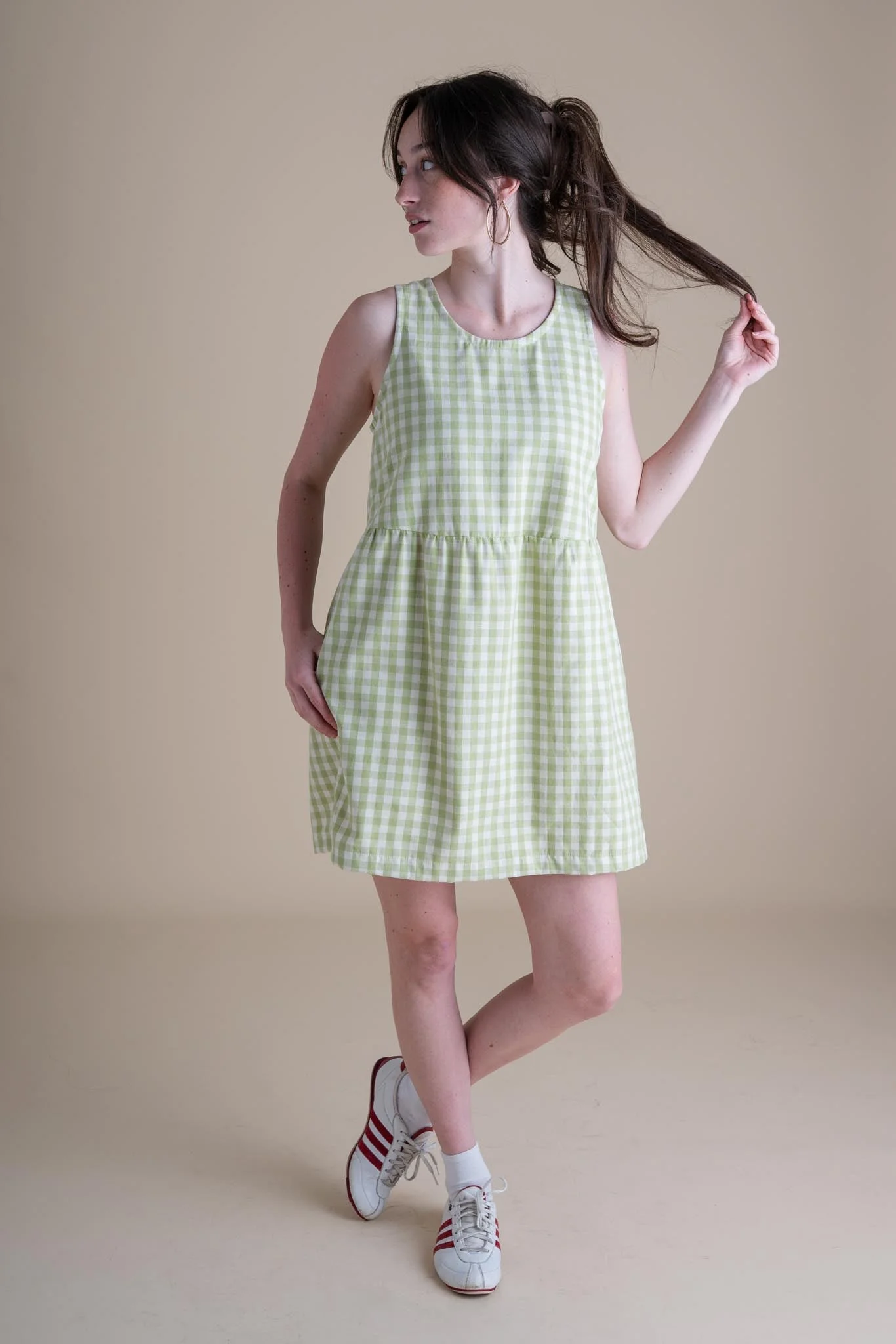Sassafras Dress in Honeydew - Image 2