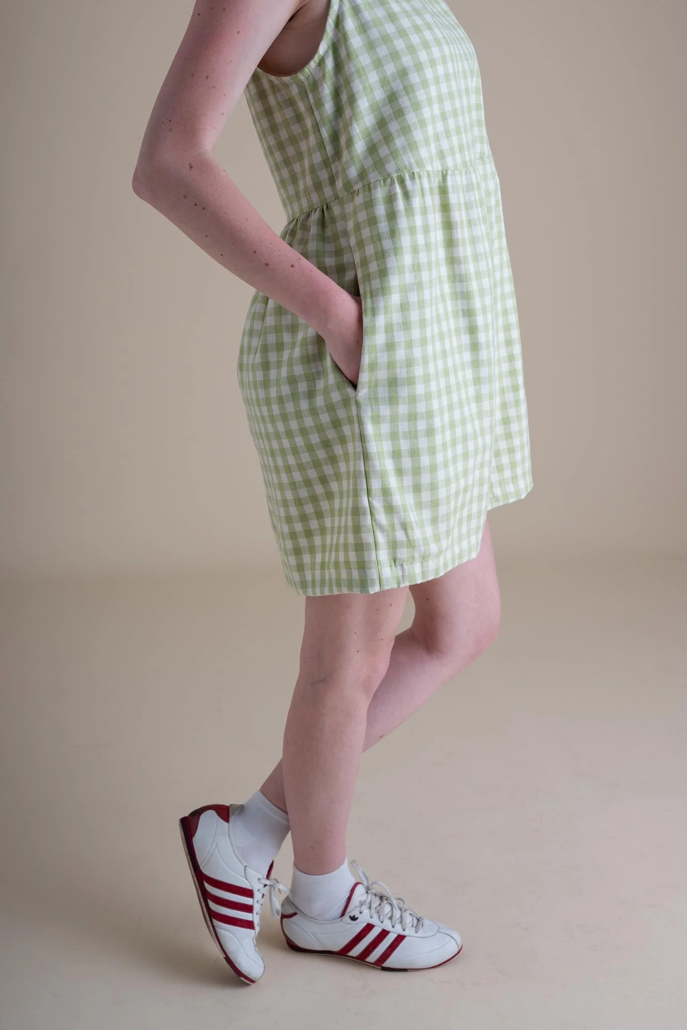 Sassafras Dress in Honeydew - Image 3
