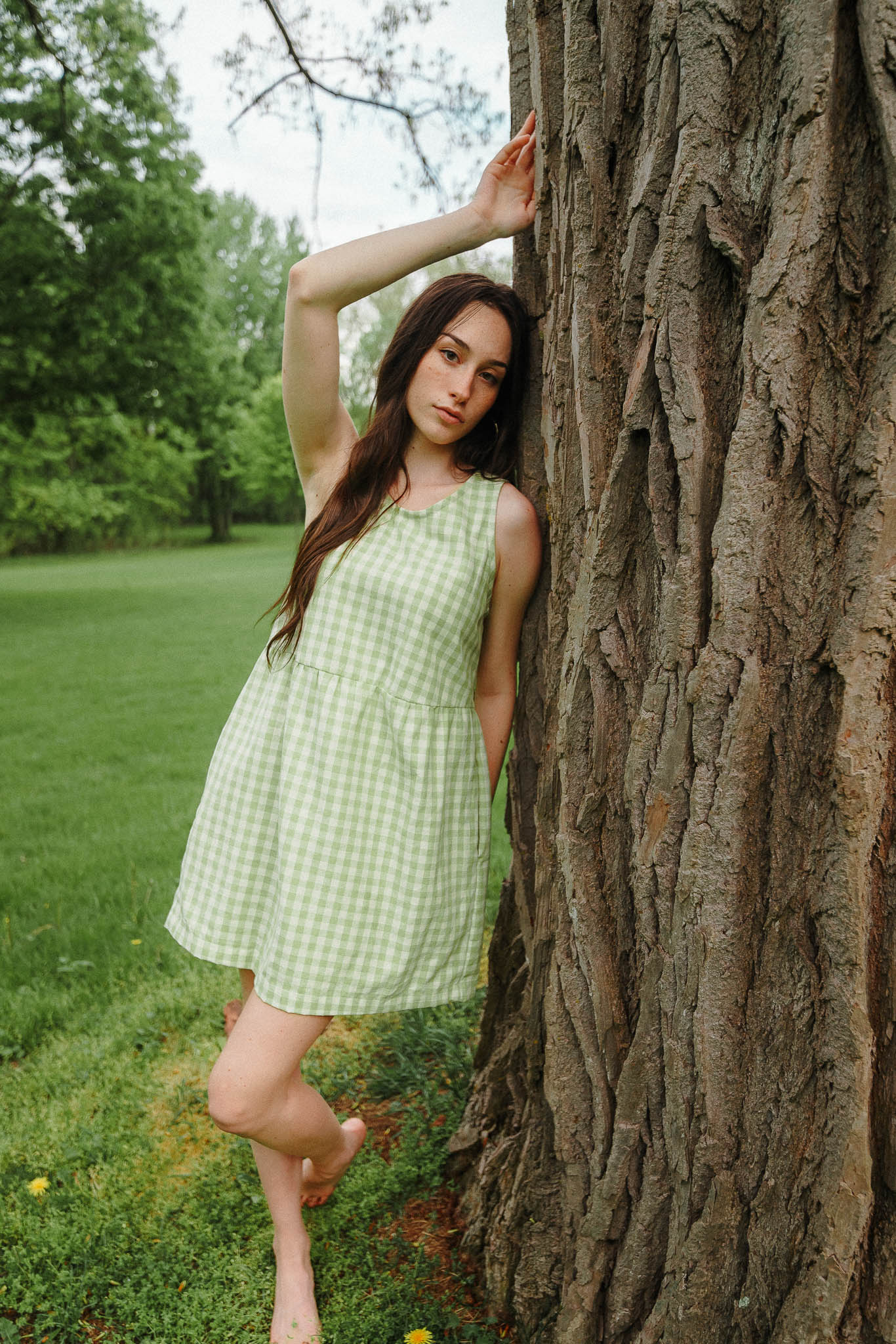 Sassafras Dress in Honeydew - Image 7