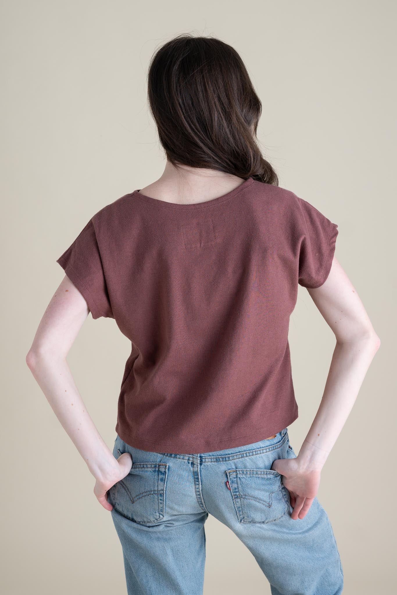 Saturday Tee in Russet - Image 2