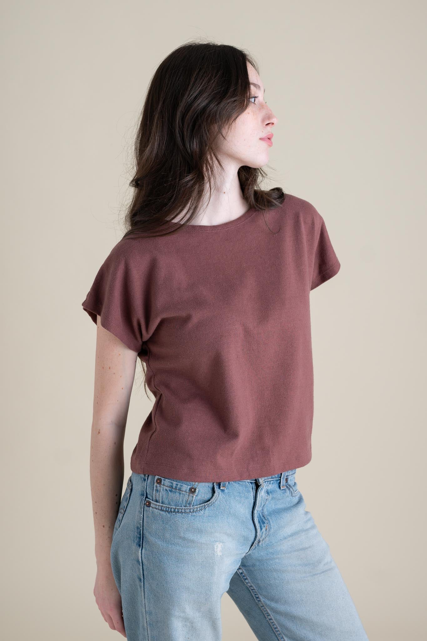 Saturday Tee in Russet - Image 3