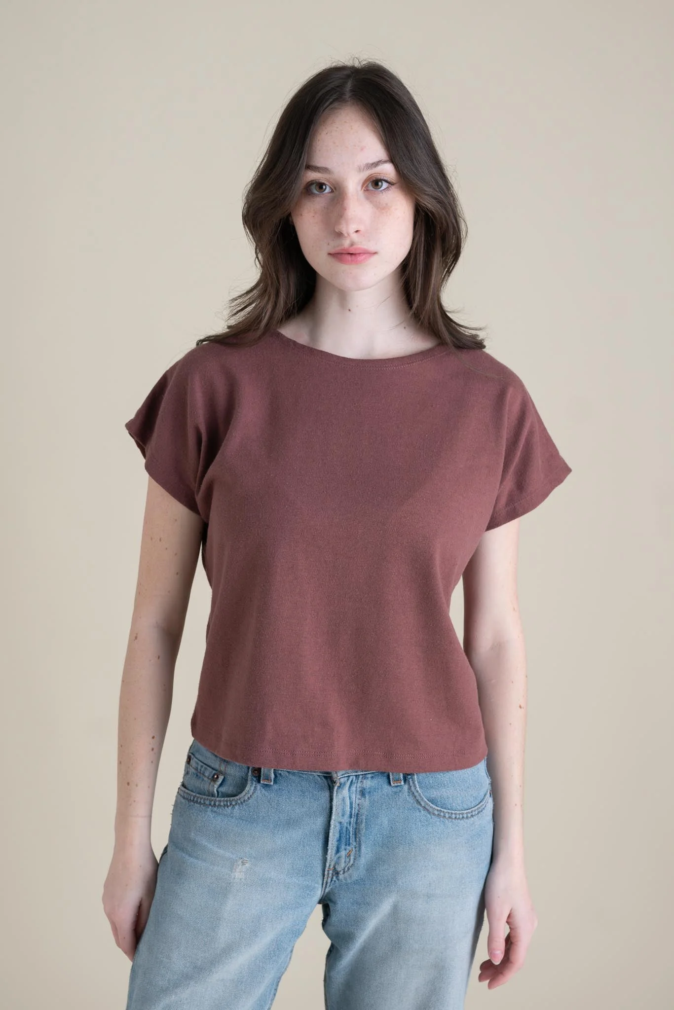 Saturday Tee in Russet - Image 4