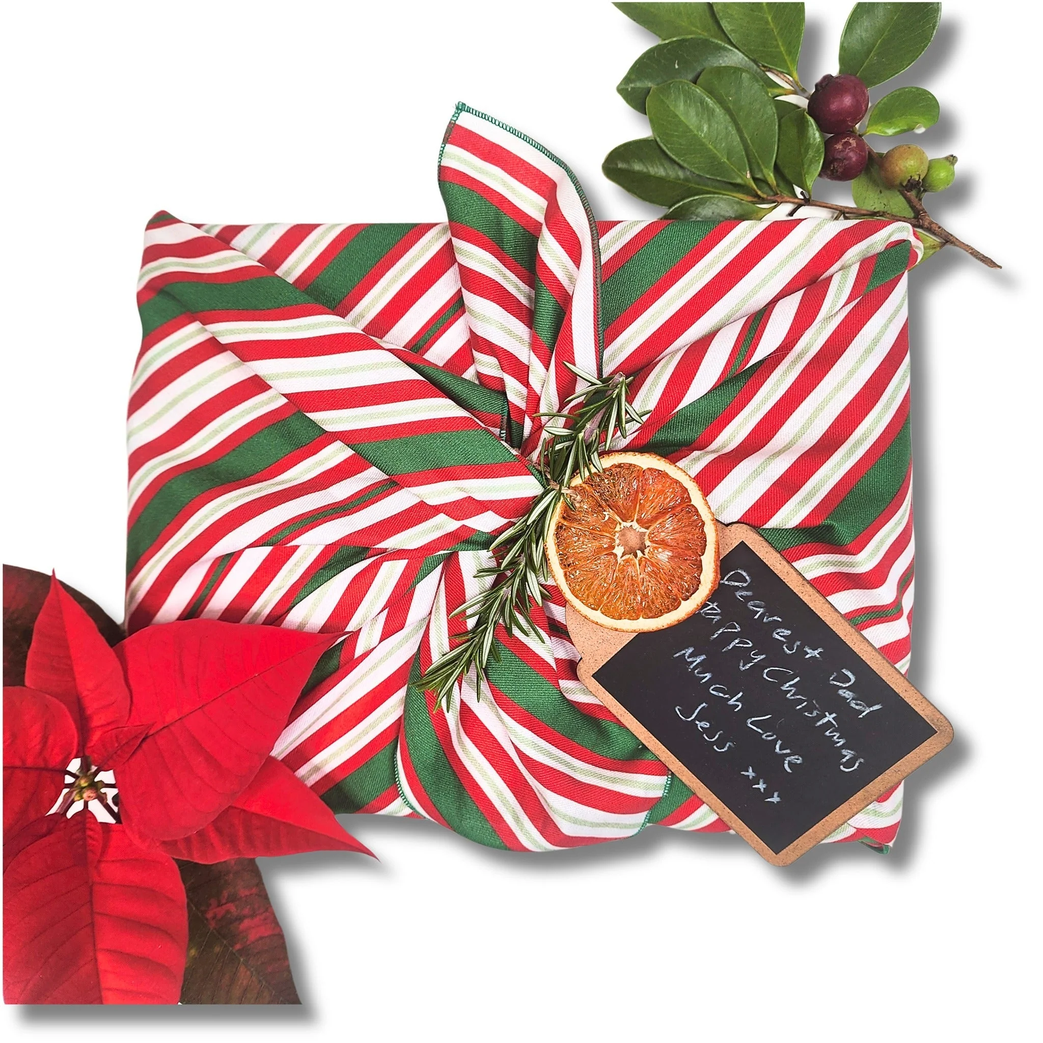 Scandi Julrander (4 Furoshiki Gift Wraps) - Image 6