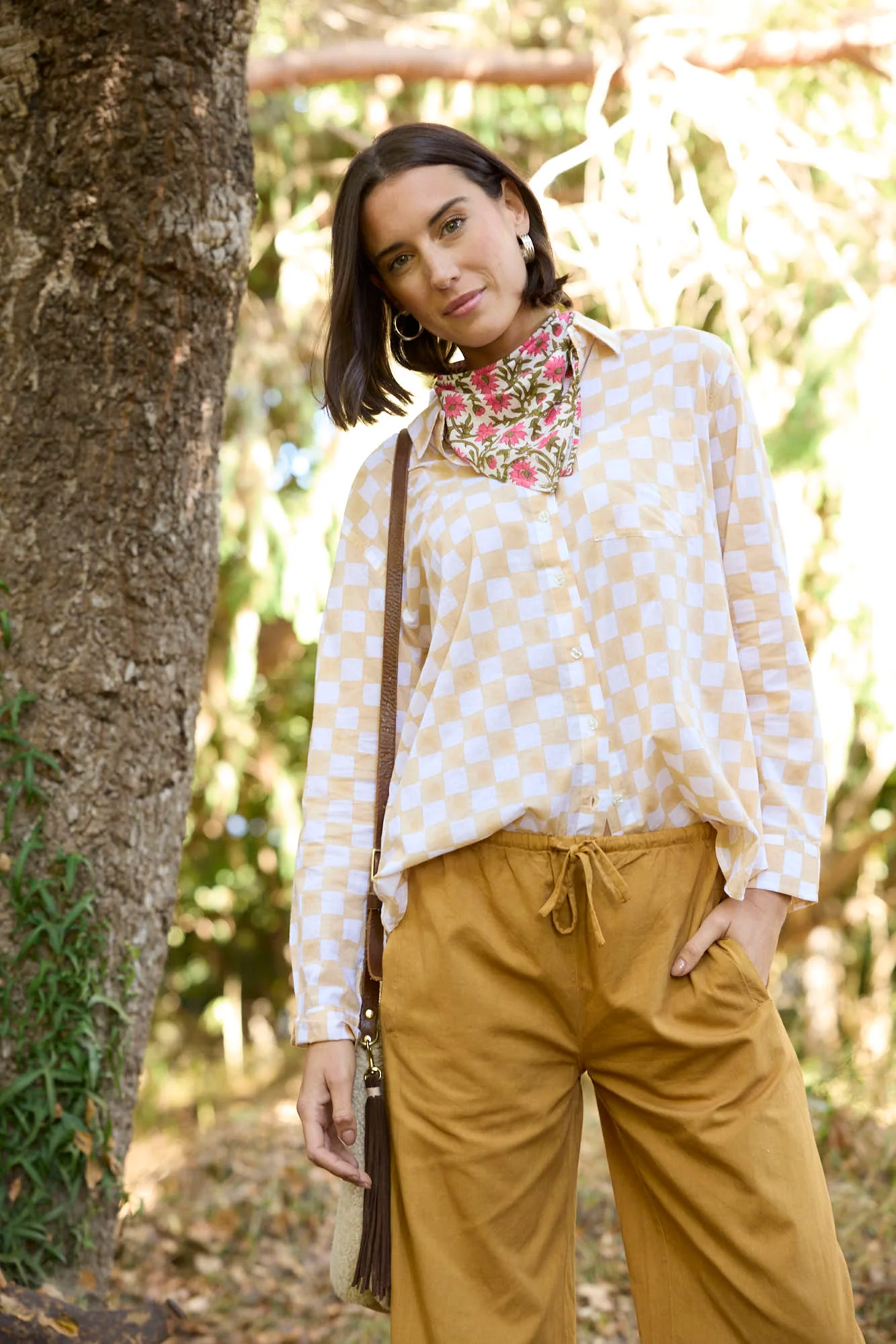 Scarf - Darlington Floral Square - Image 4