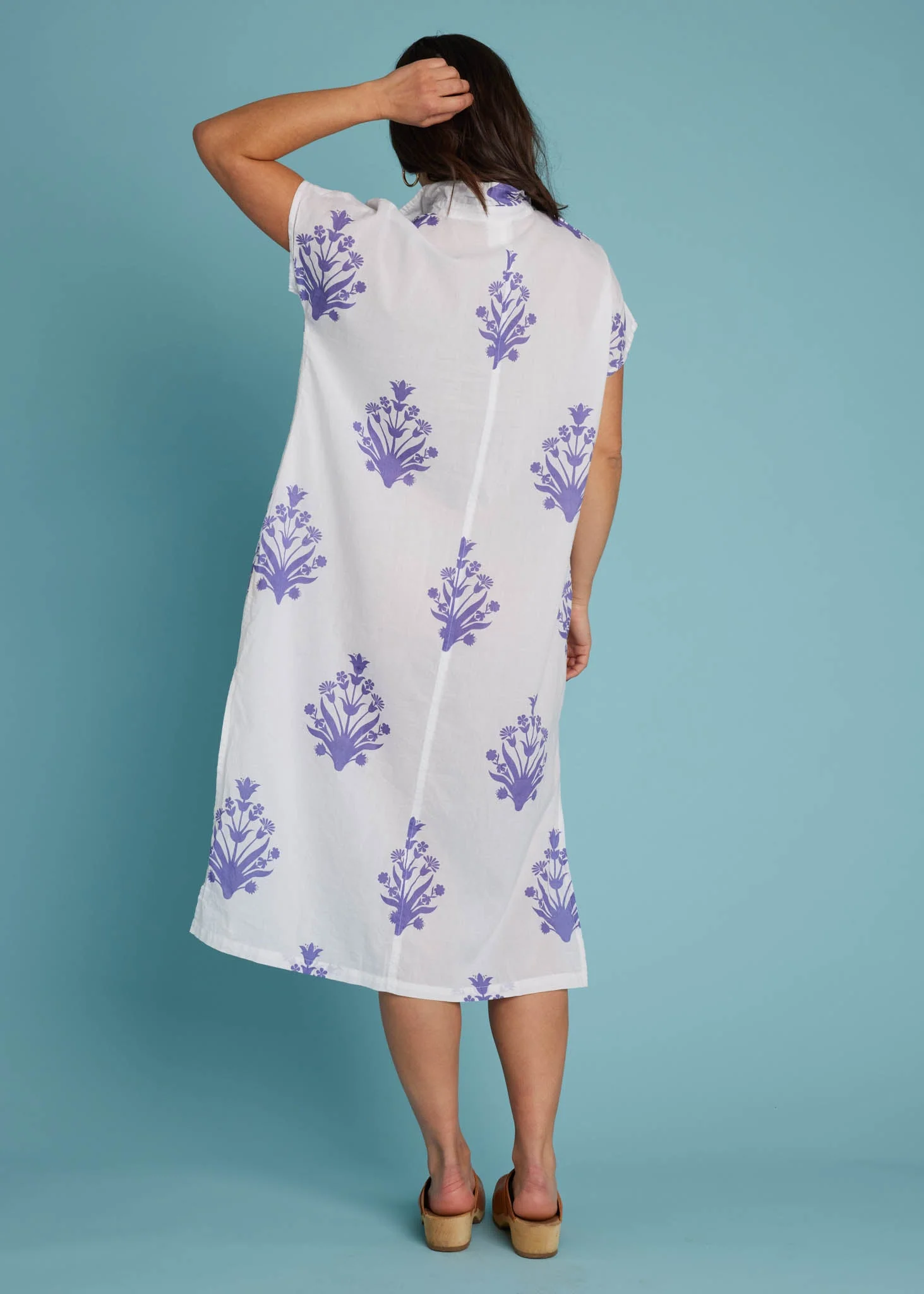 Scout Caftan - Cameo Floral Coastal Purple - Image 7