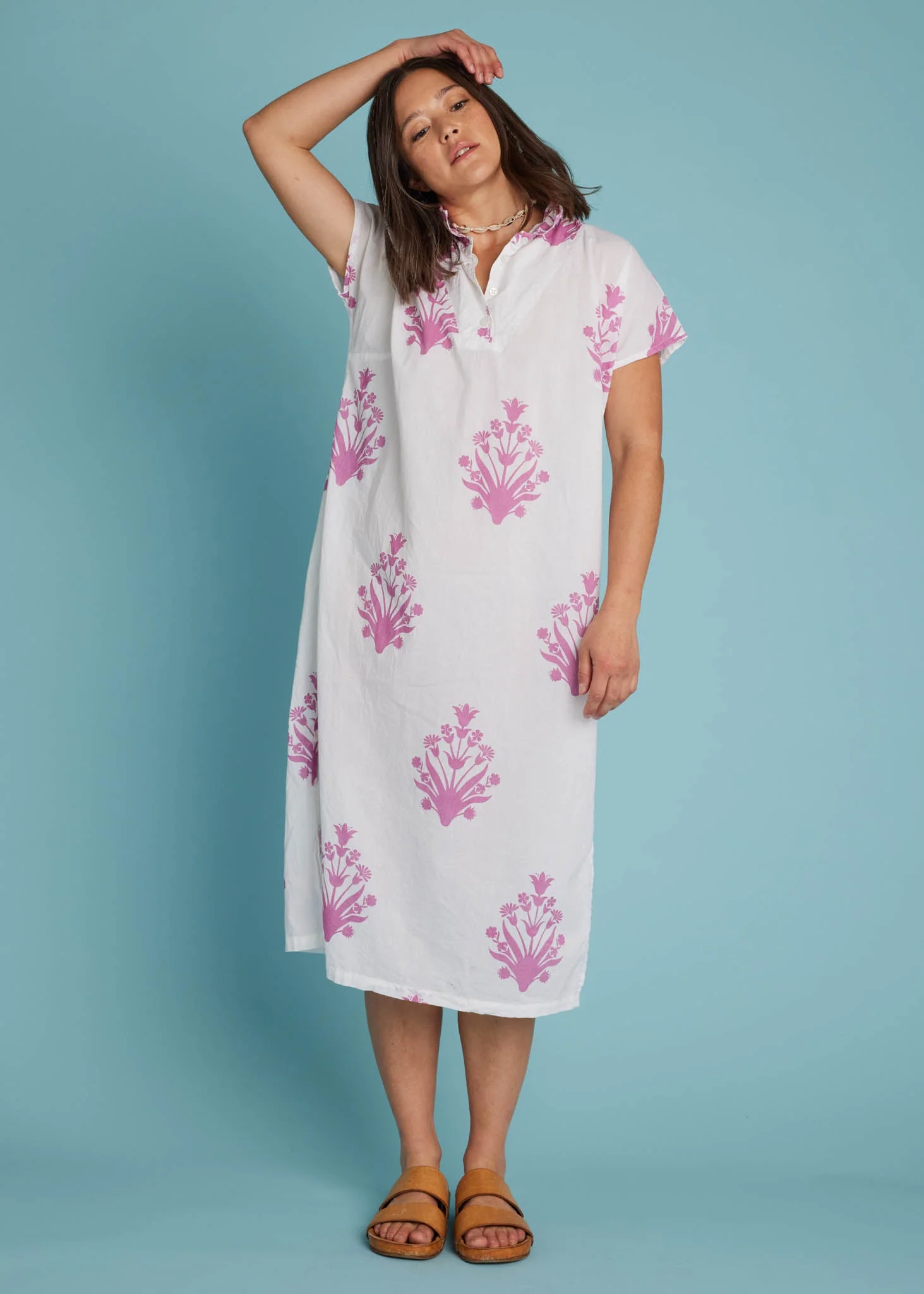 Scout Caftan - Cameo Floral Dahlia - Image 2