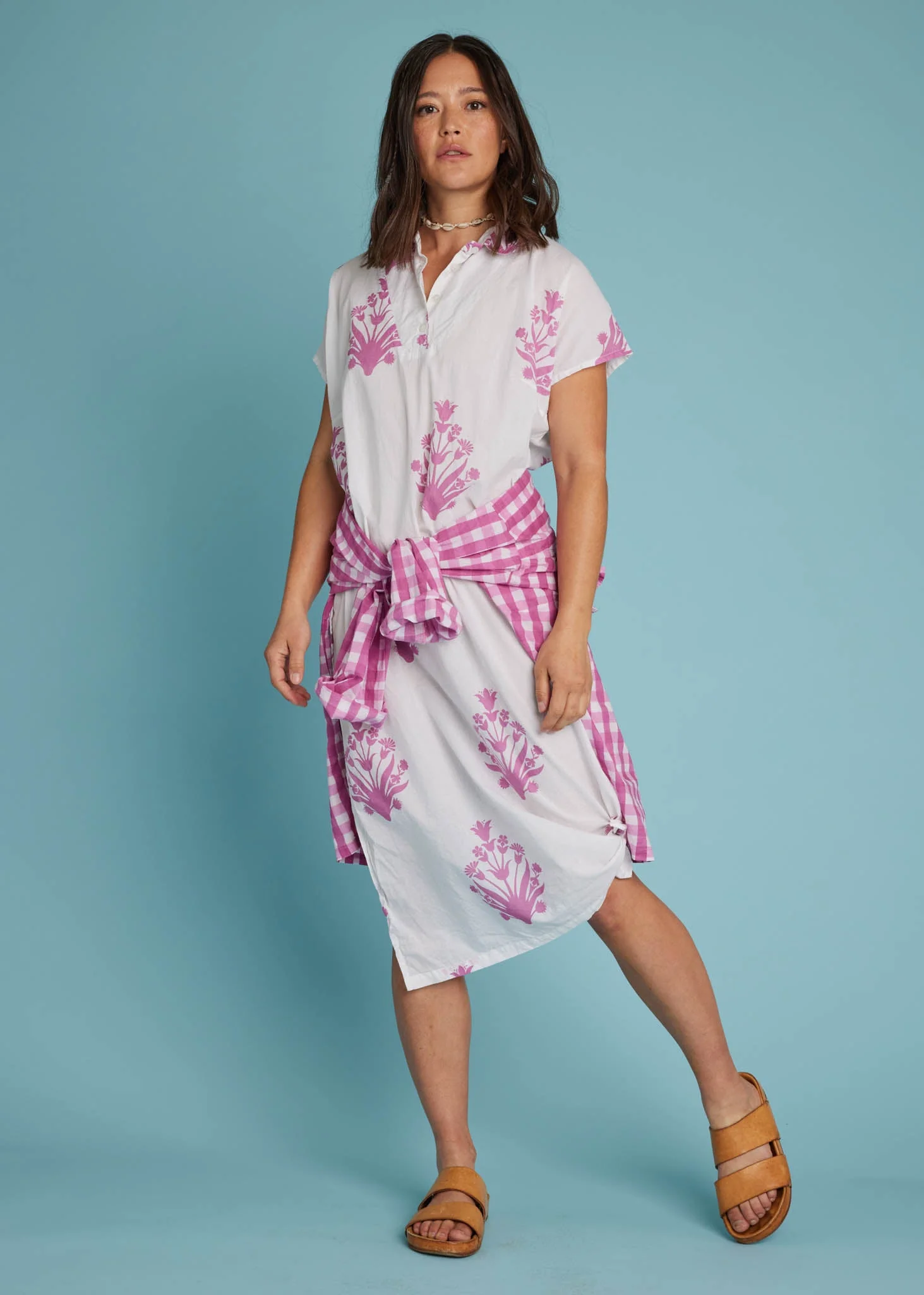 Scout Caftan - Cameo Floral Dahlia - Image 3