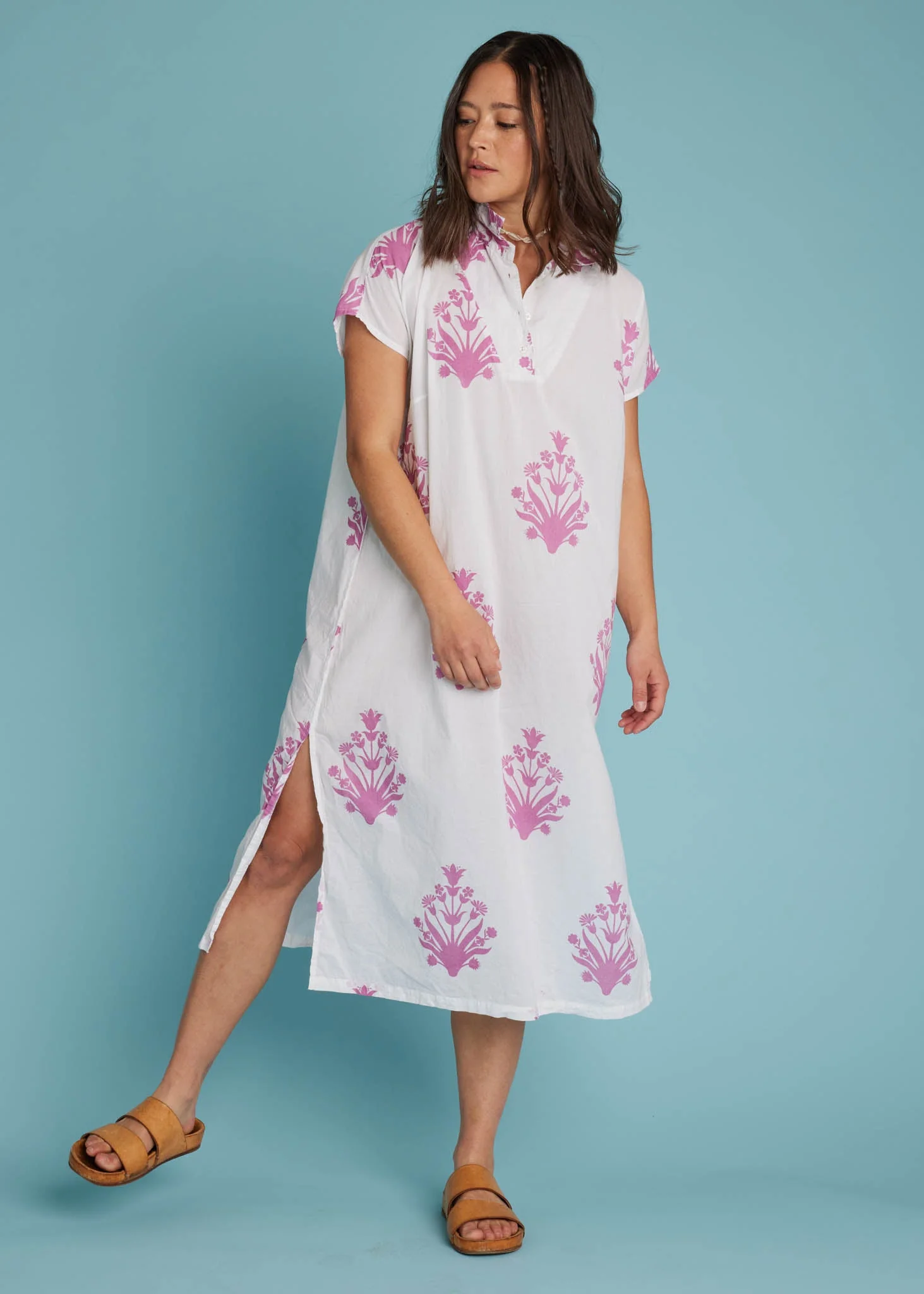 Scout Caftan - Cameo Floral Dahlia - Image 5