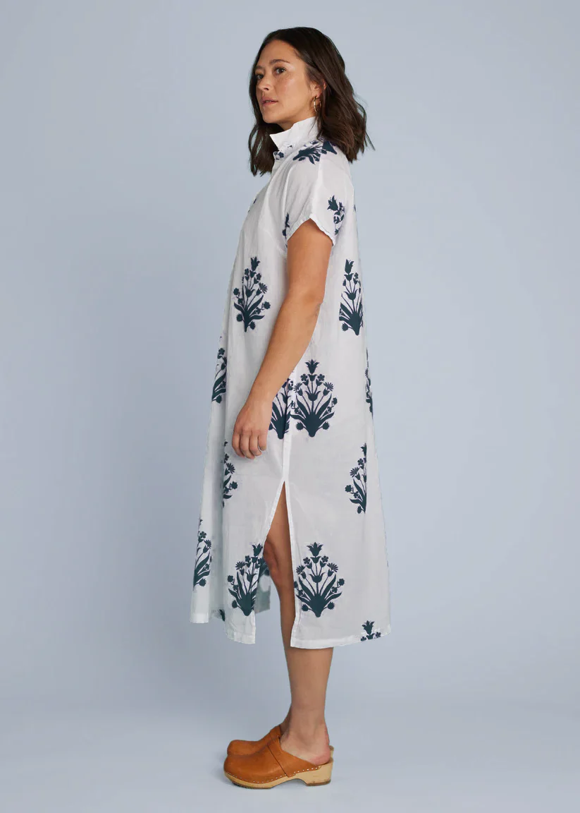 Scout Caftan - Cameo Floral True Navy - Image 2