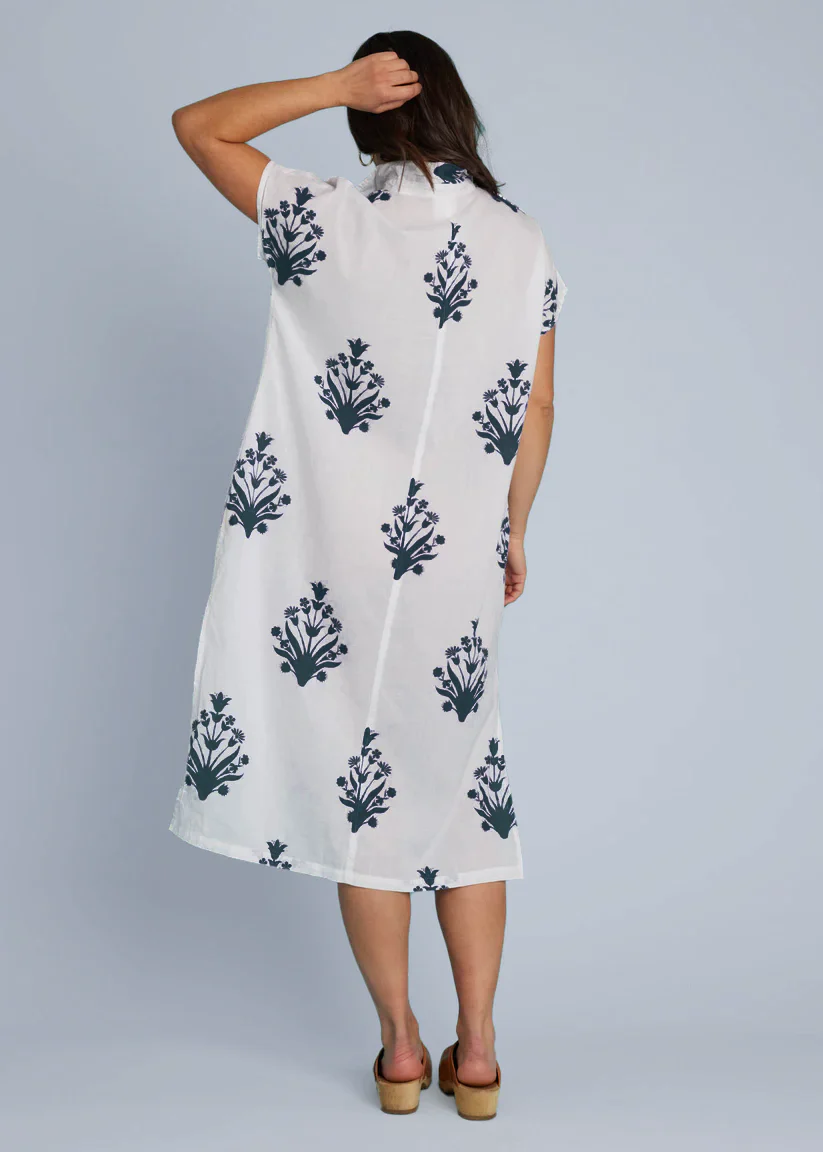 Scout Caftan - Cameo Floral True Navy - Image 3