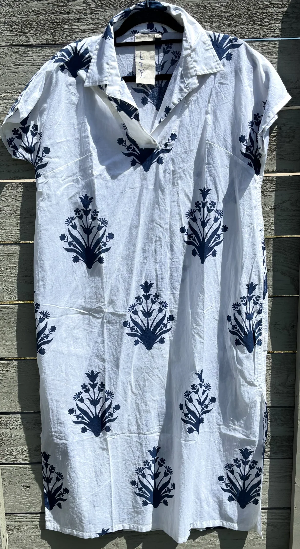 Scout Caftan - Cameo Floral True Navy - Image 4