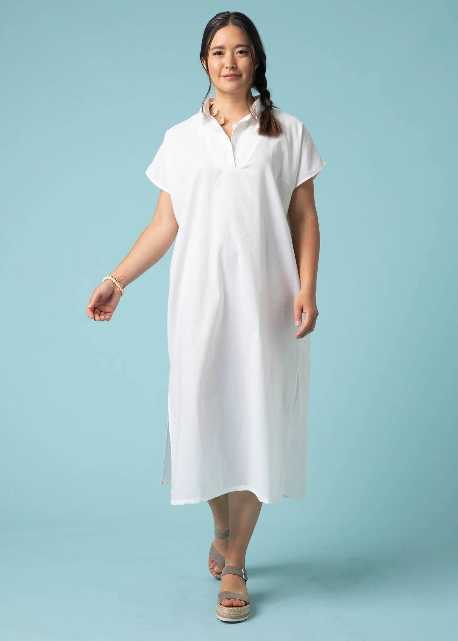 Scout Caftan - White - Image 3