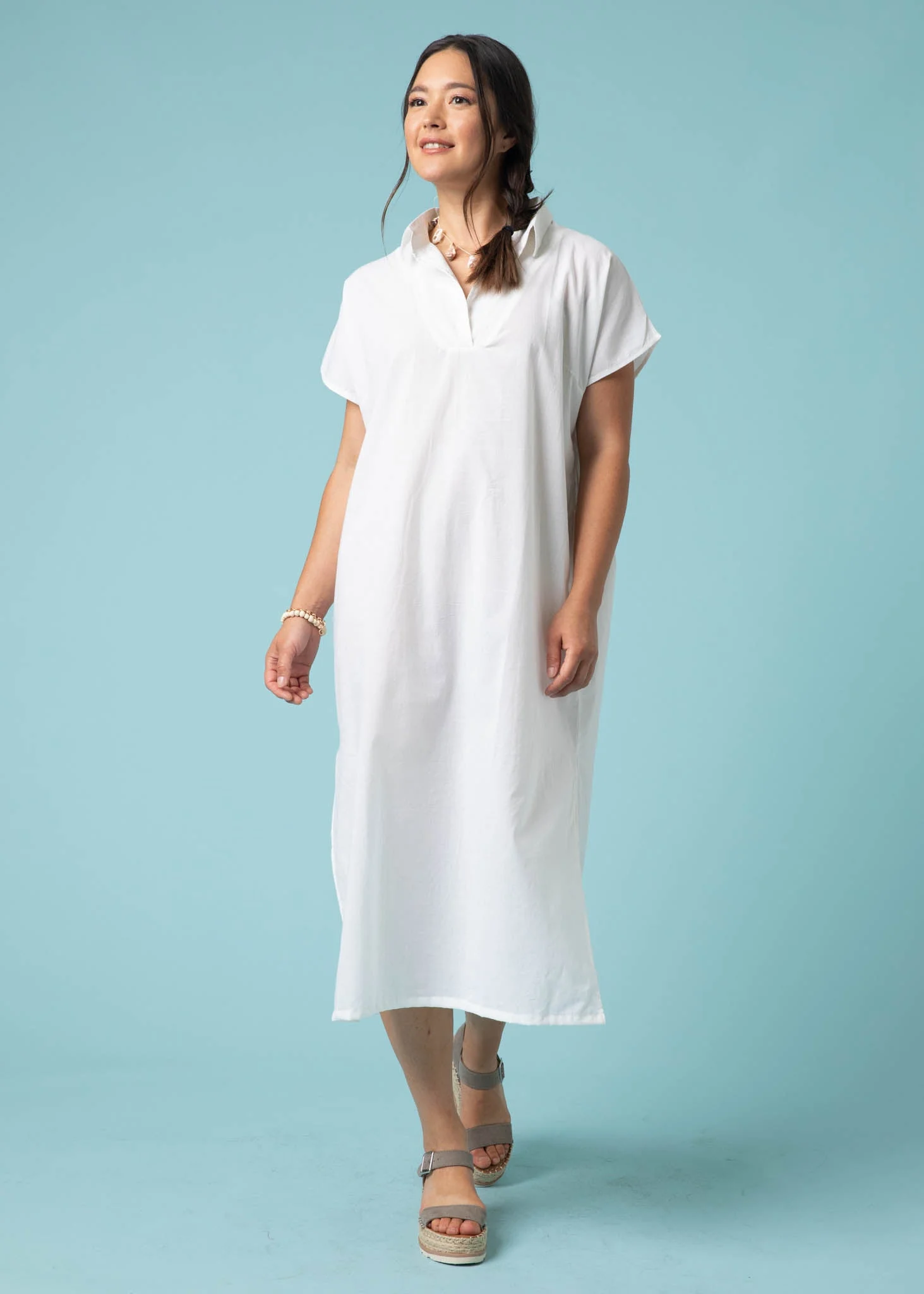 Scout Caftan - White - Image 4