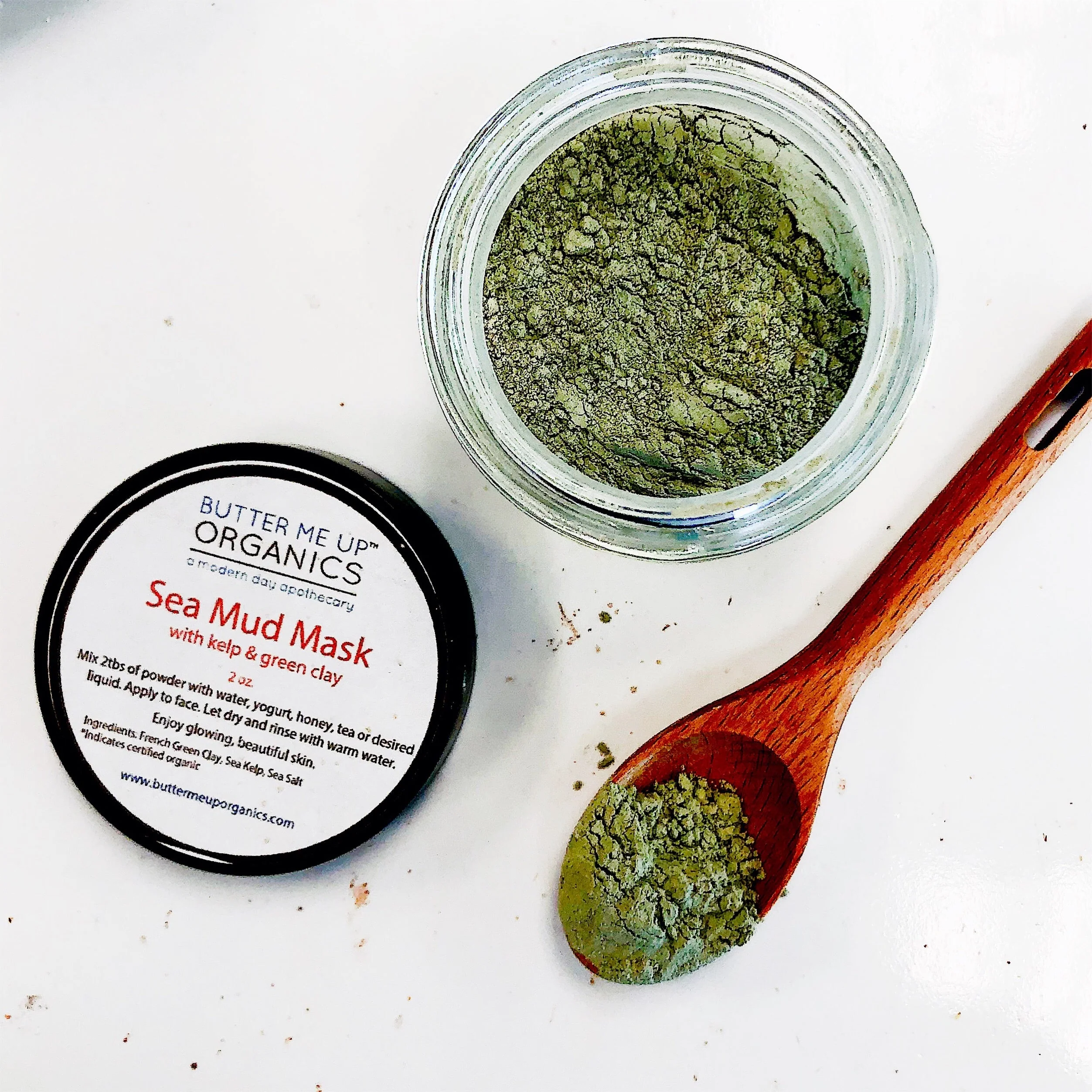 Sea Mud Mask / French Green Clay Kaolin Clay - Image 3