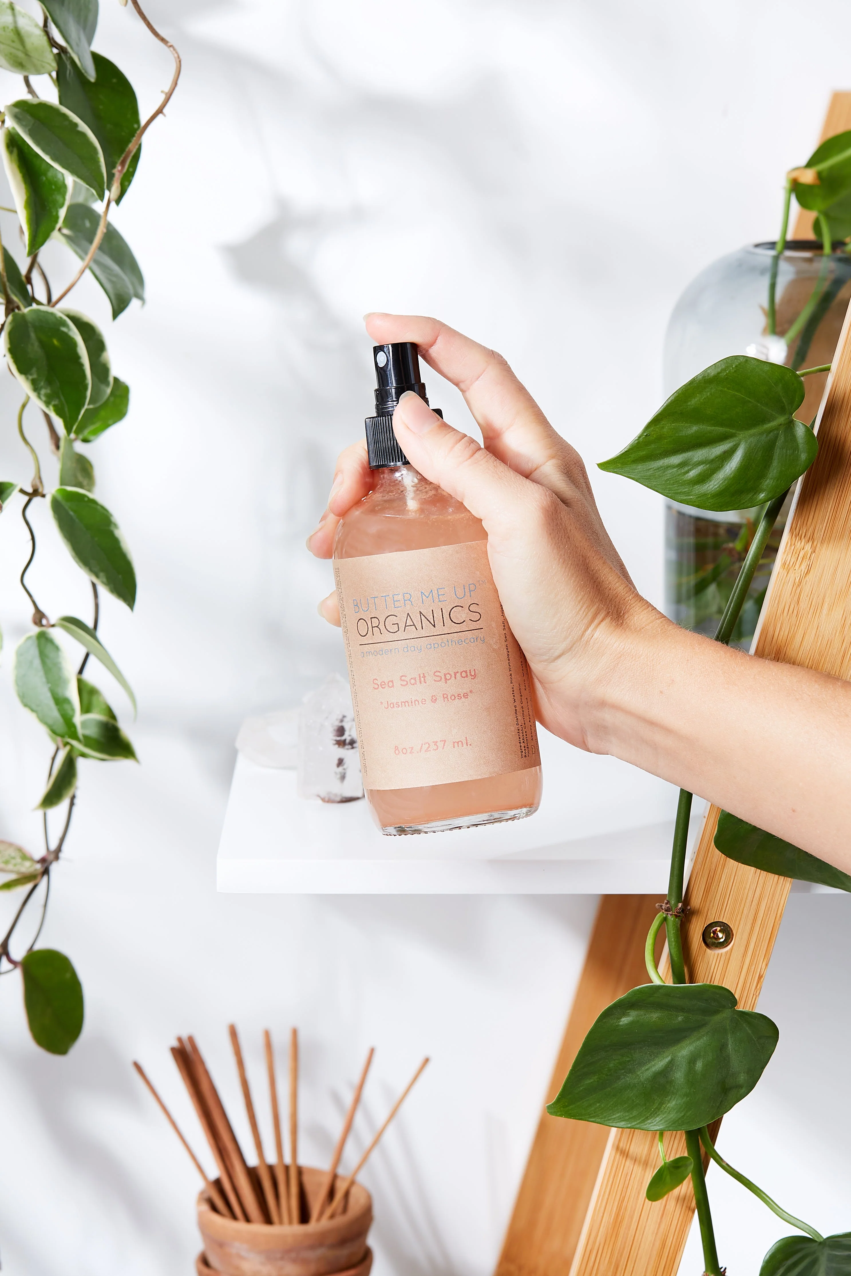 Sea Salt Spray / Pink Himilayan Salt / Hair Texturizer / Beach Waves / Natural Hair Spray / Salt Hair Spray - Image 3