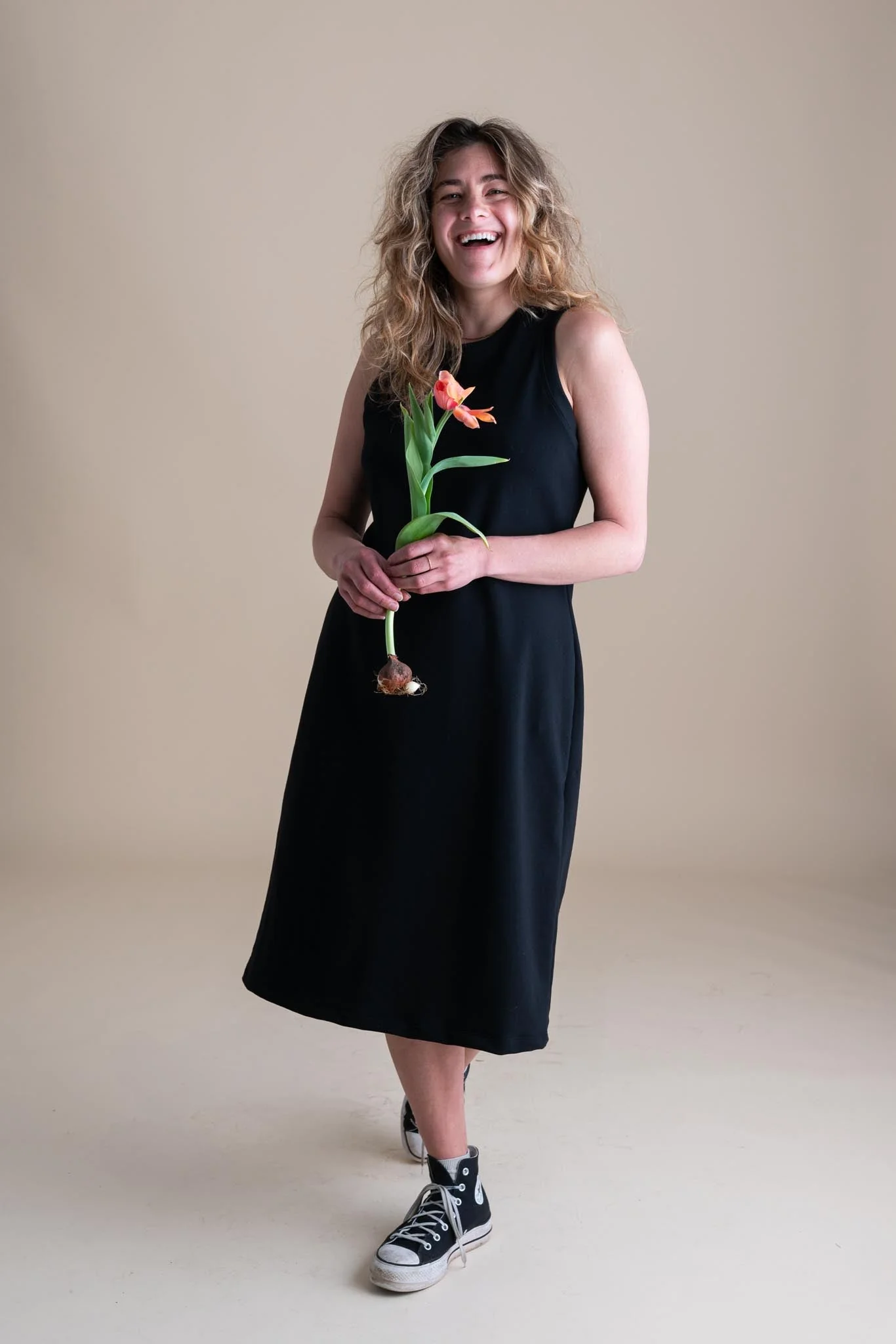 Serena Dress in Licorice - Image 3