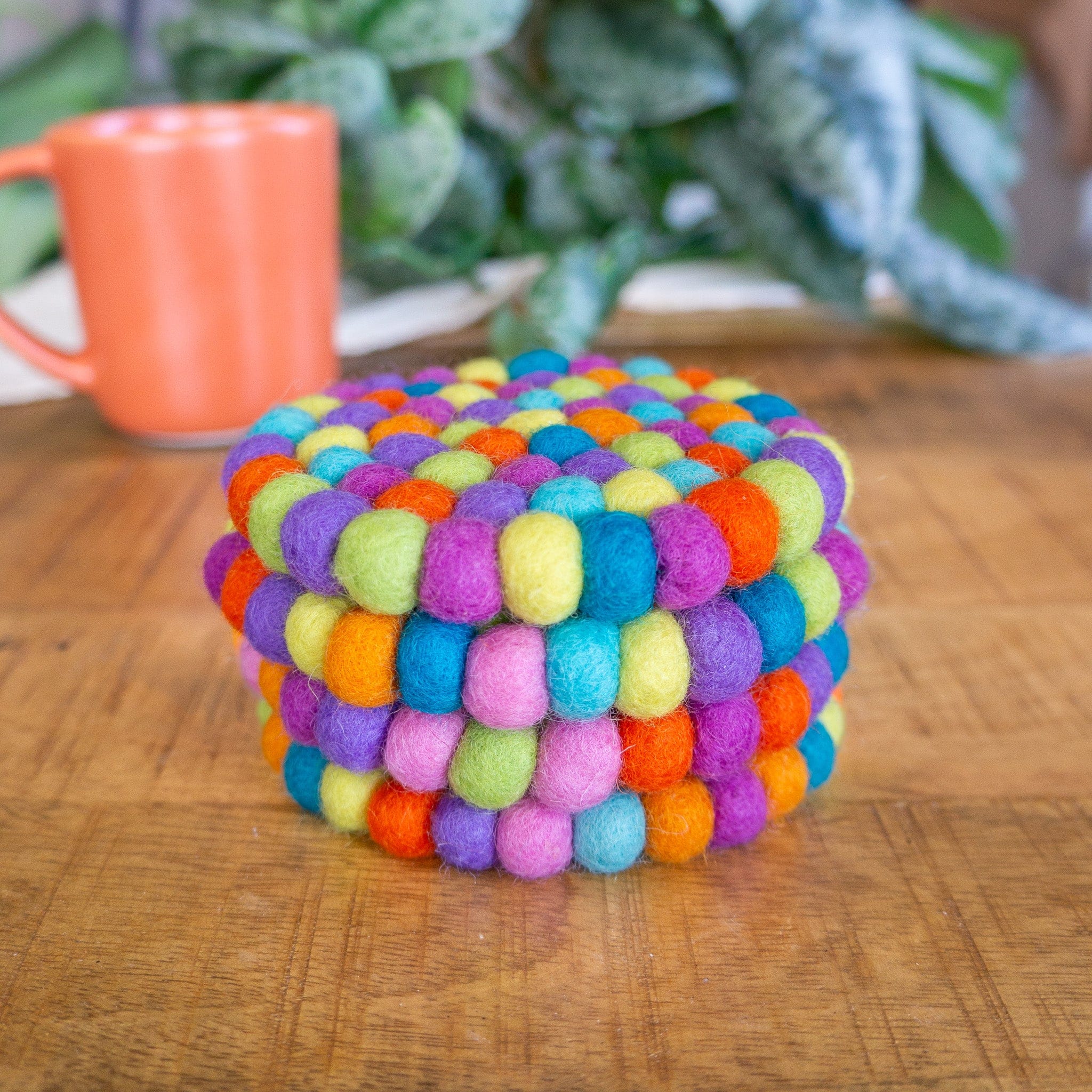 Shiny Happy Eco Coasters - Rainbow - Image 5
