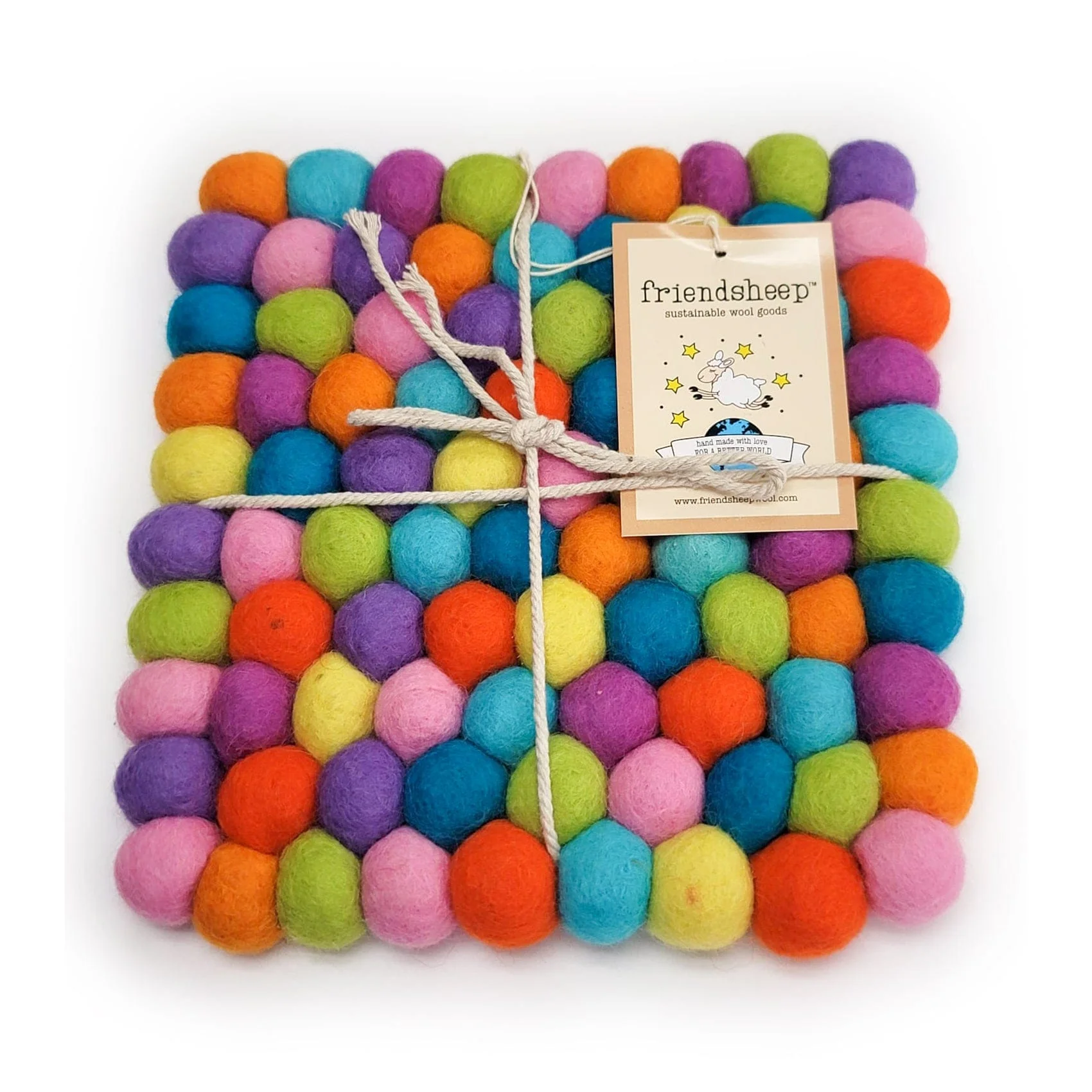 Shiny Happy Eco Coasters - Rainbow - Image 7