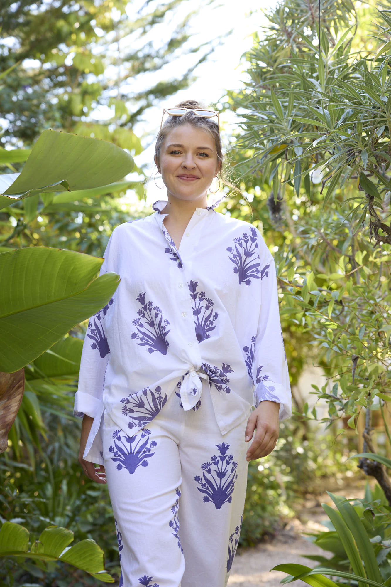 Shore Pant - Cameo Floral Coastal Purple - Image 3