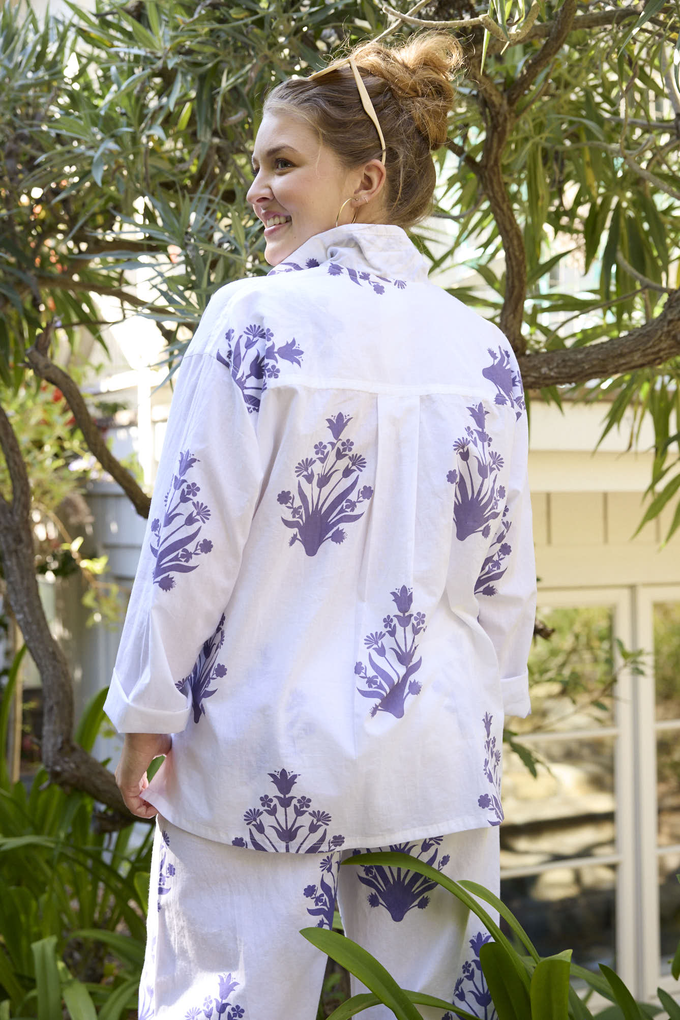 Shore Pant - Cameo Floral Coastal Purple - Image 4