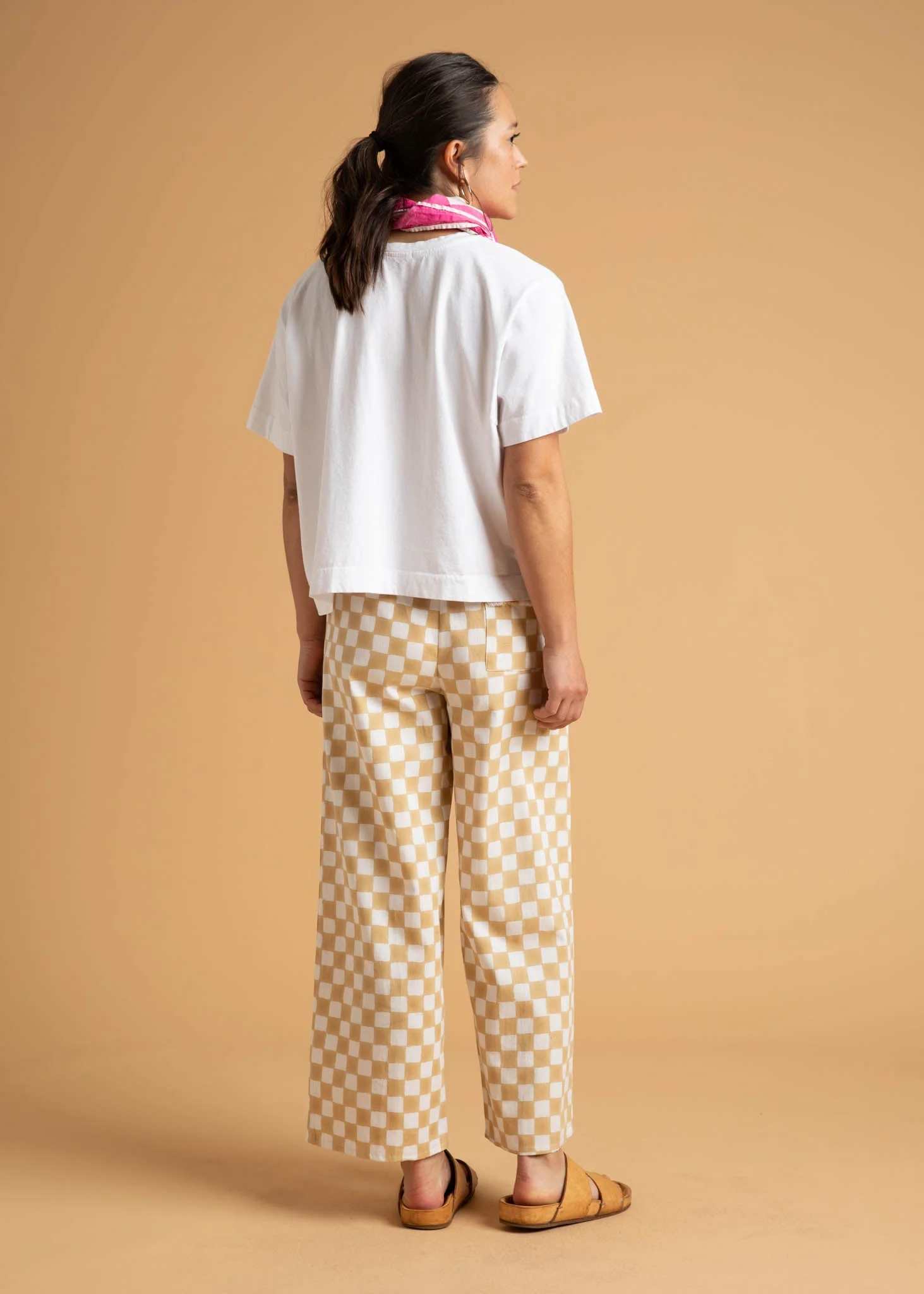 Shore Pant - Checkerboard Natural - Image 7