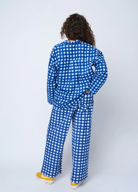 Shore Pant - Gingham Picnic Coastal Blue - Image 4