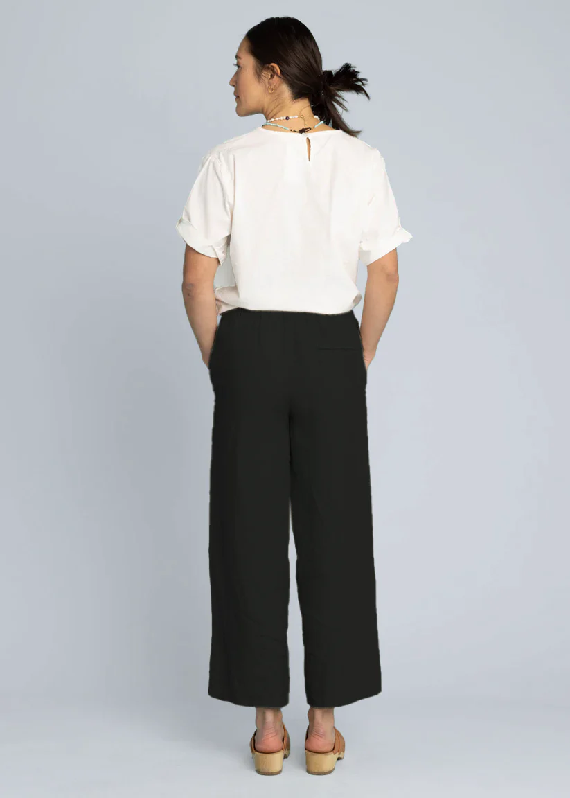 Shore Pant - Linen Black - Image 2