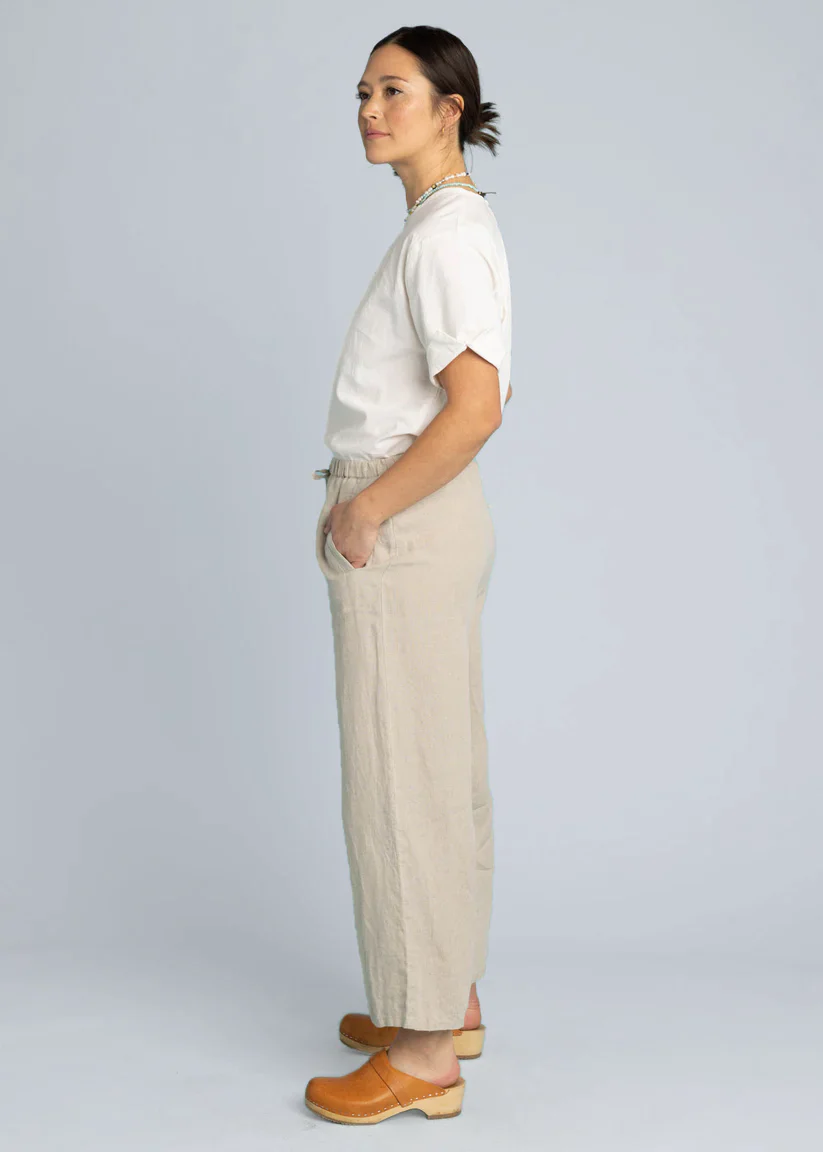Shore Pant - Linen Natural Flax - Image 2