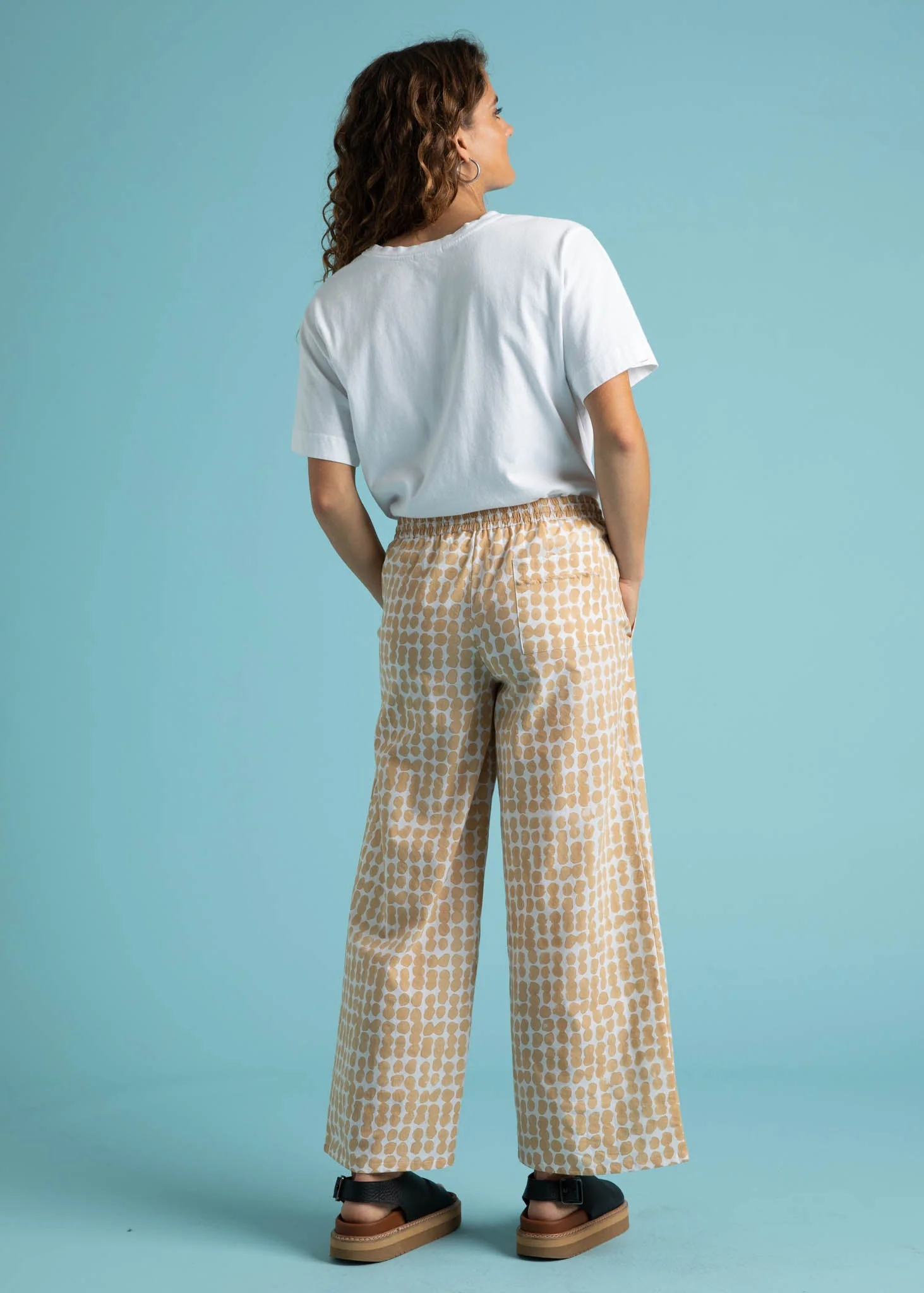 Shore Pant - Messy Dots Baked Clay - Image 4