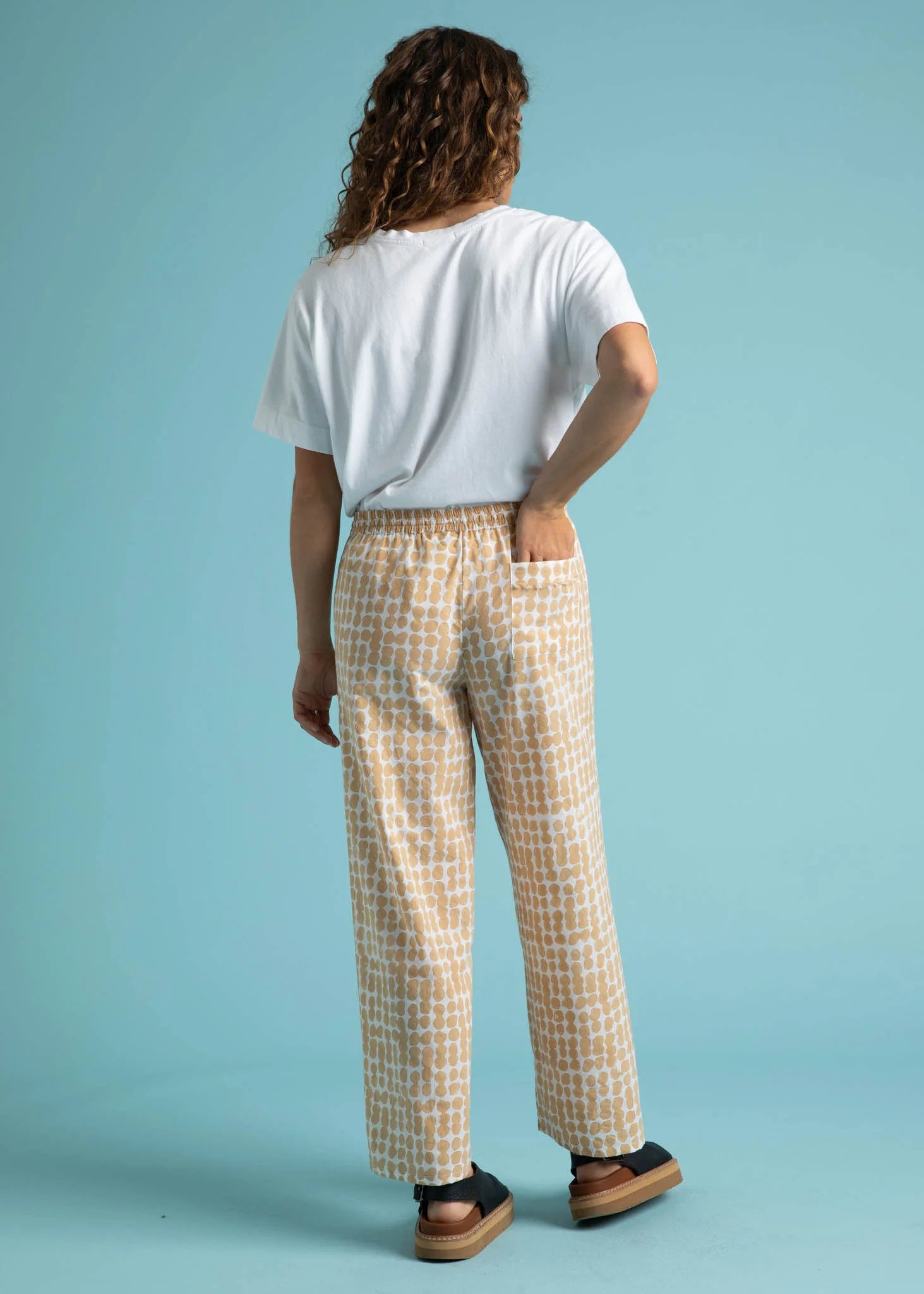 Shore Pant - Messy Dots Baked Clay - Image 5