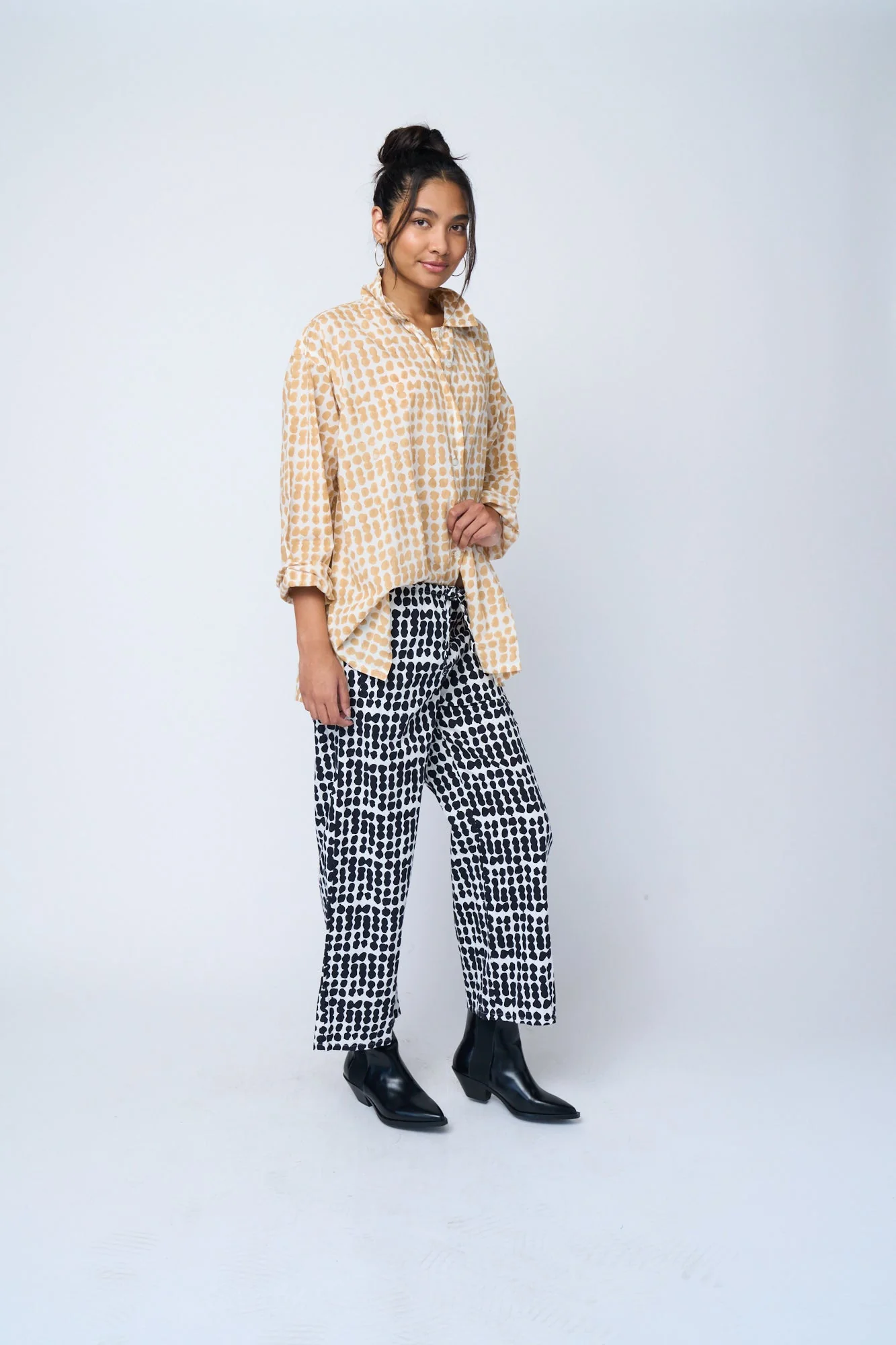 Shore Pant - Messy Dots Black - Image 14