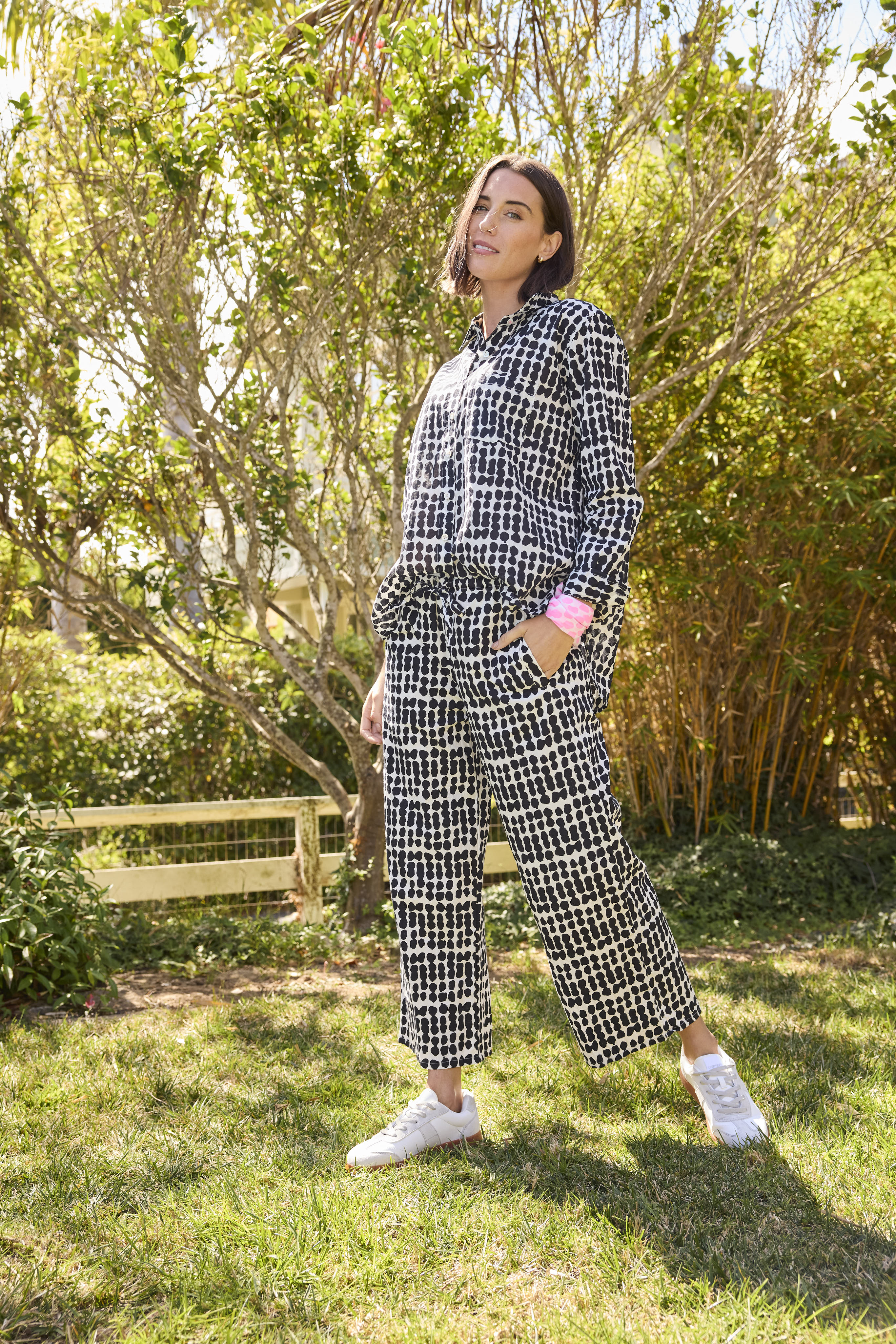Shore Pant - Messy Dots Black - Image 3