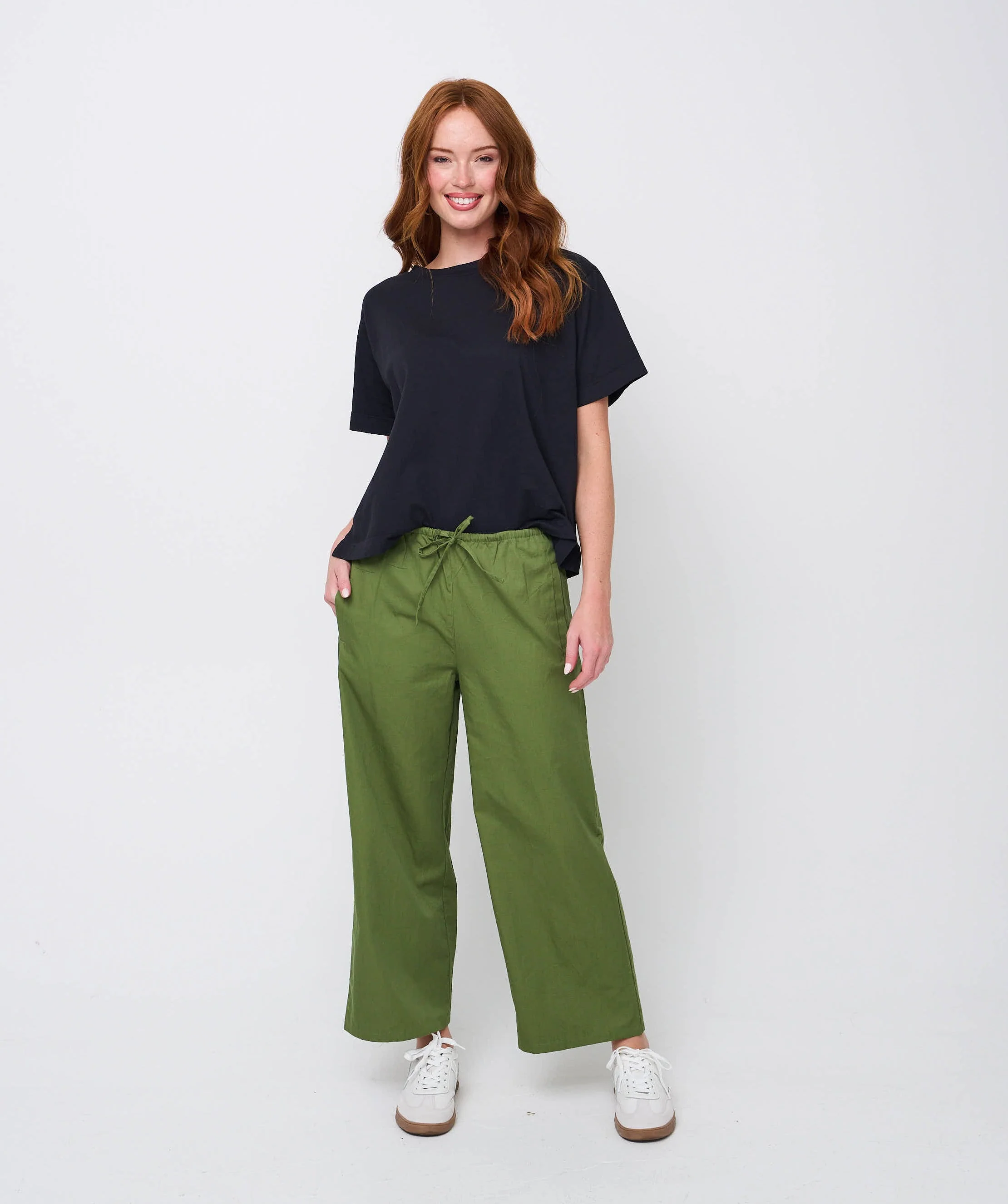 Shore Pant - Olive Twill - Image 2