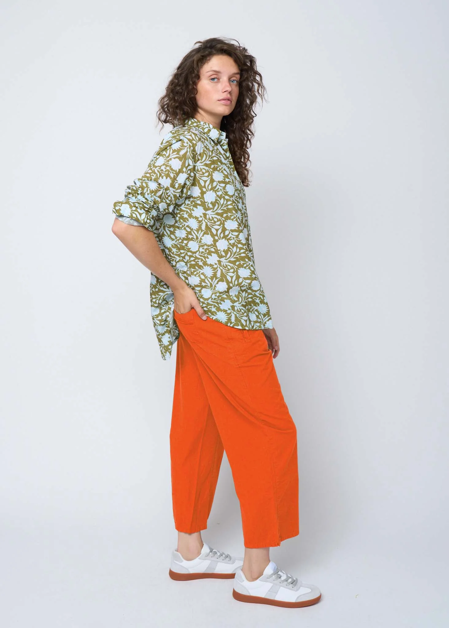 Shore Pant - Papaya Twill - Image 2