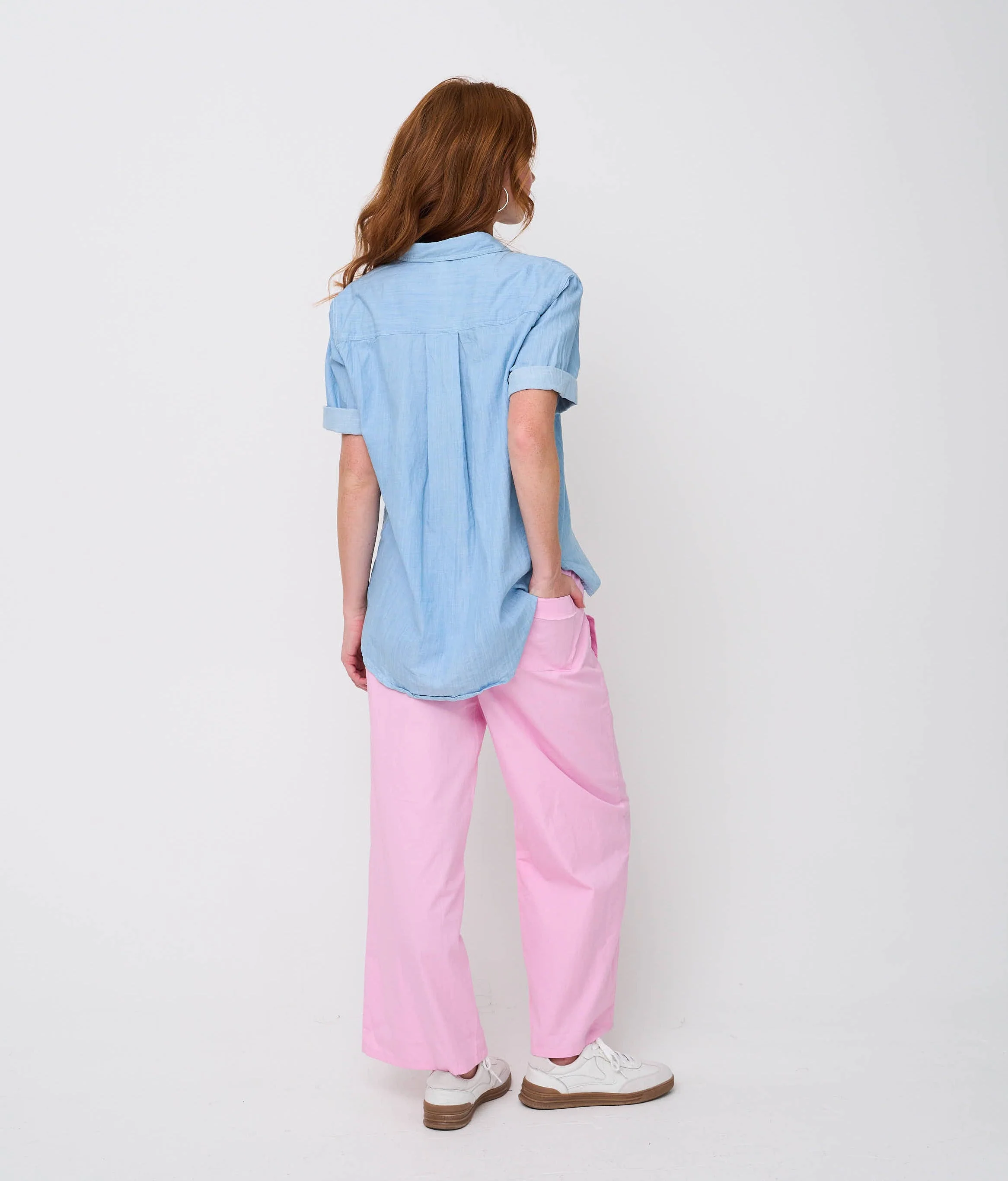 Shore Pant - Tickled Pink Twill - Image 7