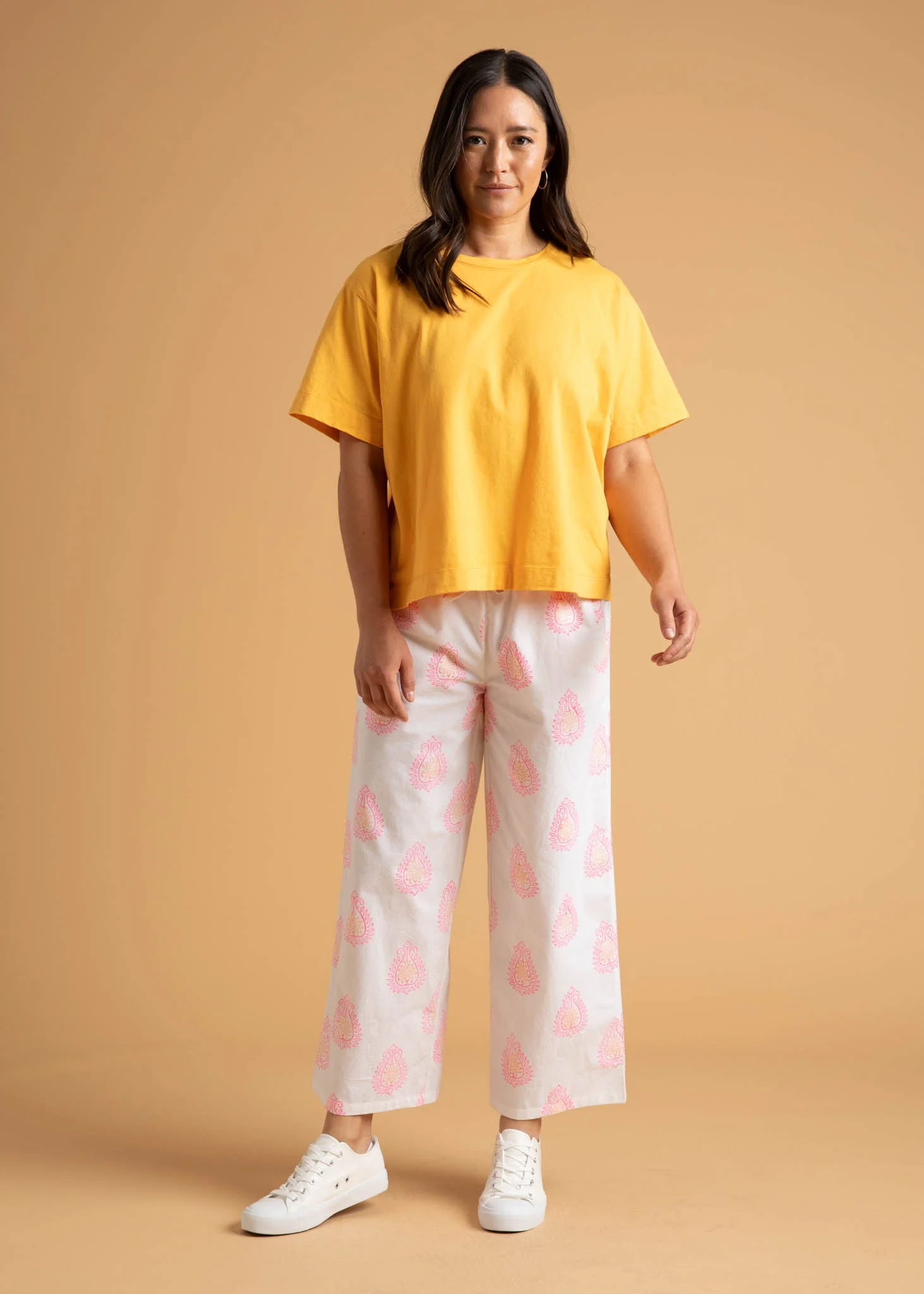 Shore Pant - Totem Paisley Neon Pink & Peach - Image 3