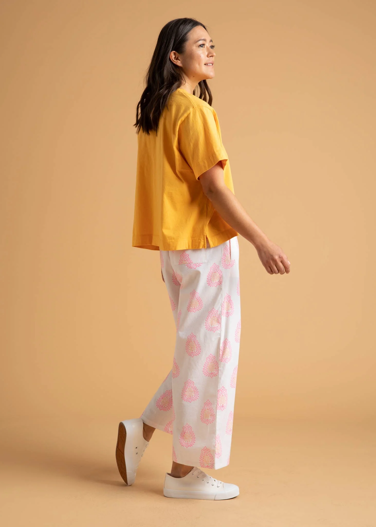 Shore Pant - Totem Paisley Neon Pink & Peach - Image 6