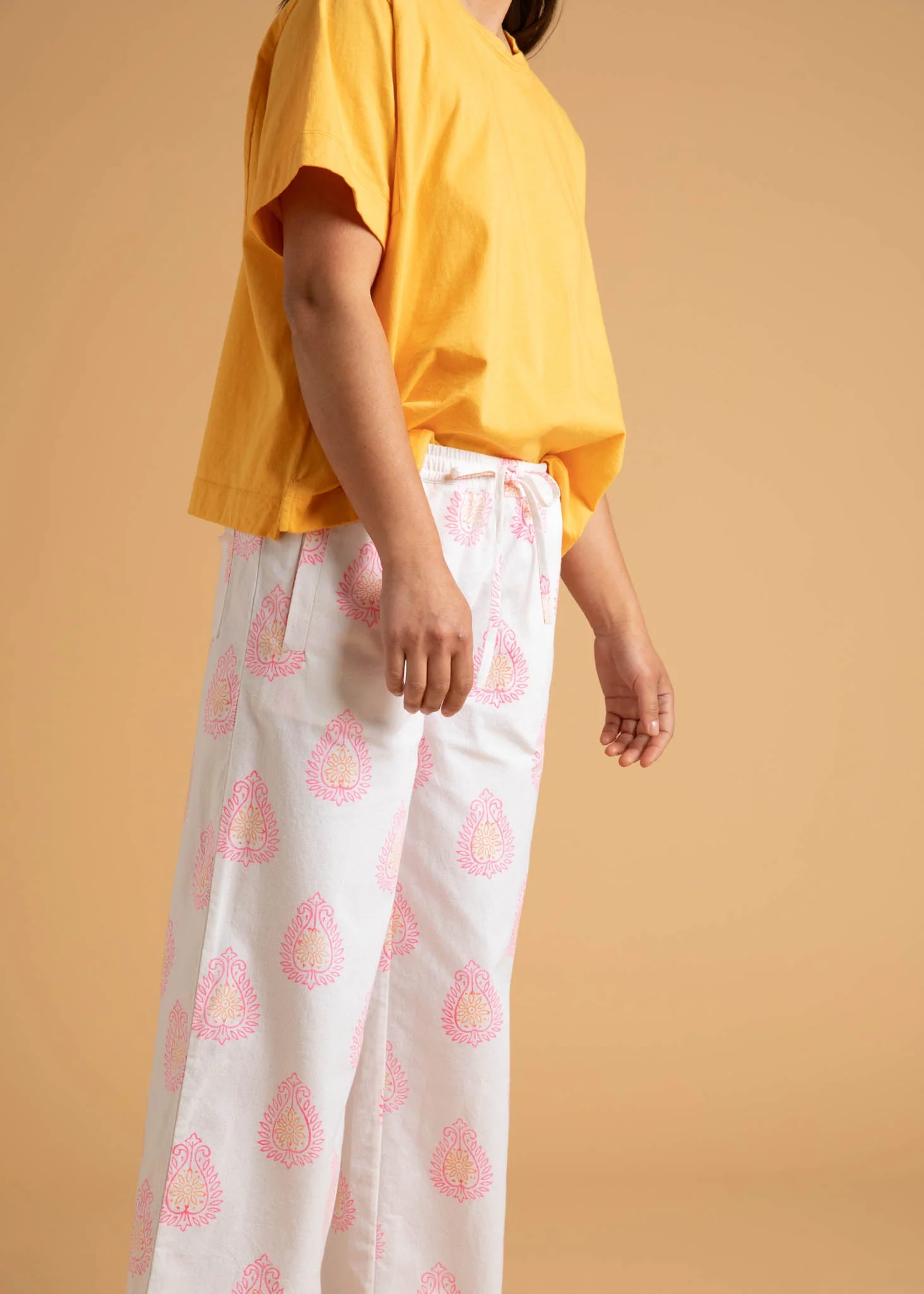 Shore Pant - Totem Paisley Neon Pink & Peach - Image 7
