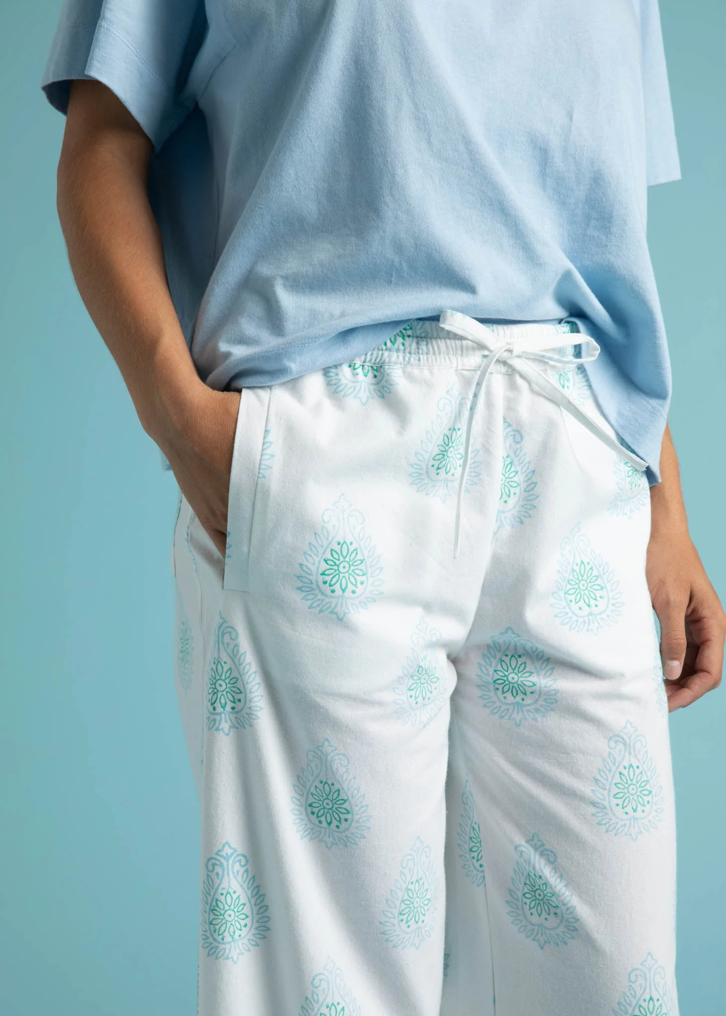 Shore Pant - Totem Paisley Seaglass & Cerulean - Image 5