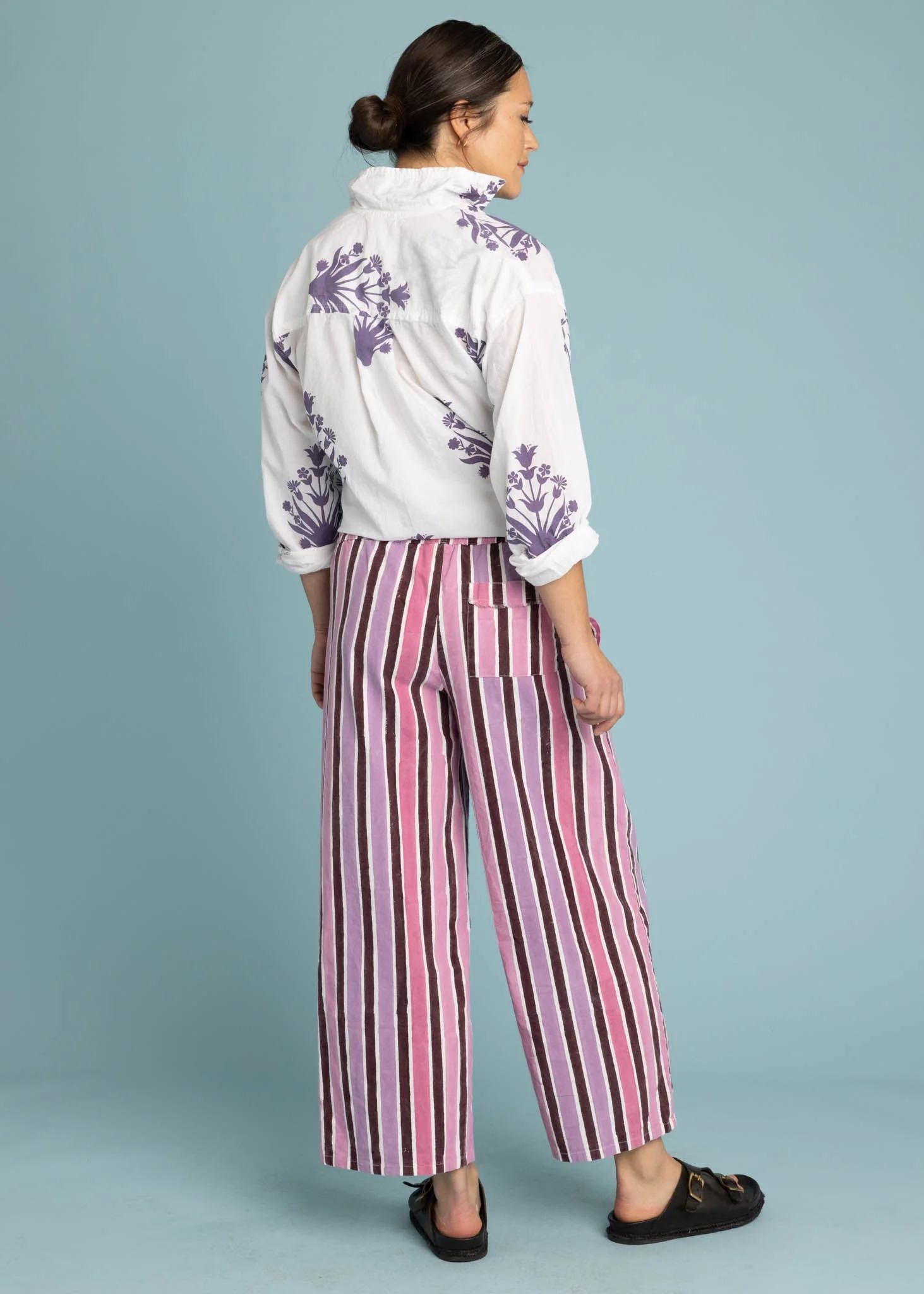 Shore Pant - Wallpaper Stripe Dahlia - Image 5