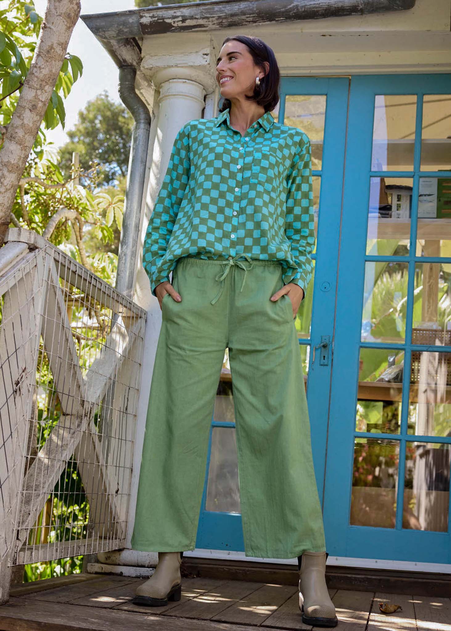 Shore Pant - Watercress Twill - Image 2
