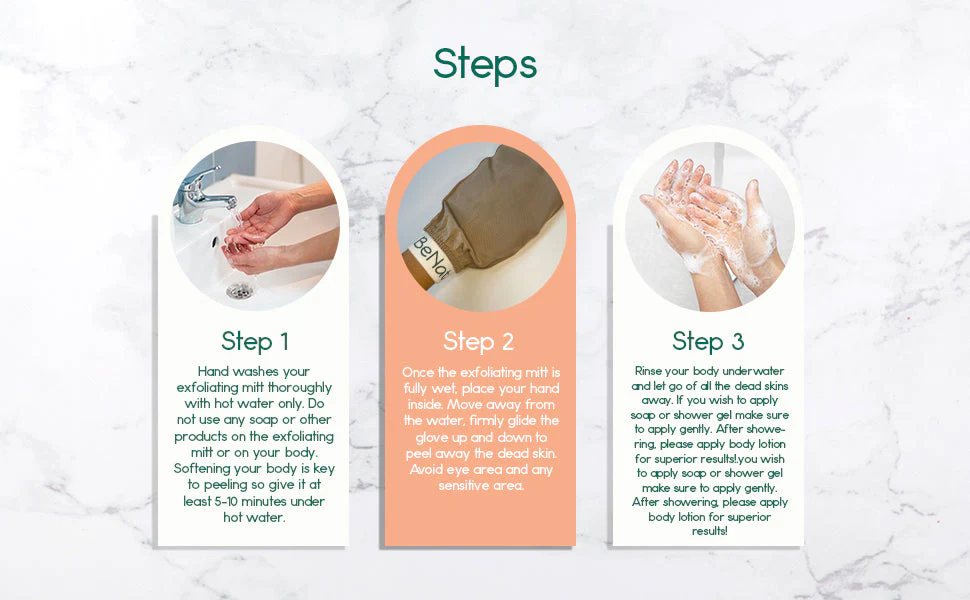 Silk Exfoliating Bath Gloves - Image 6