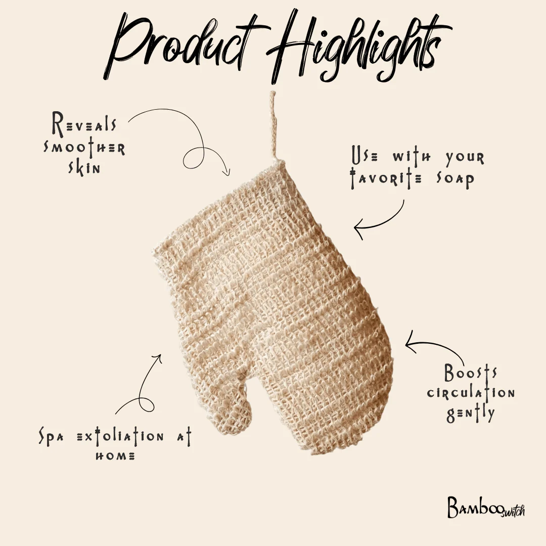 Sisal Exfoliating Glove - Image 4