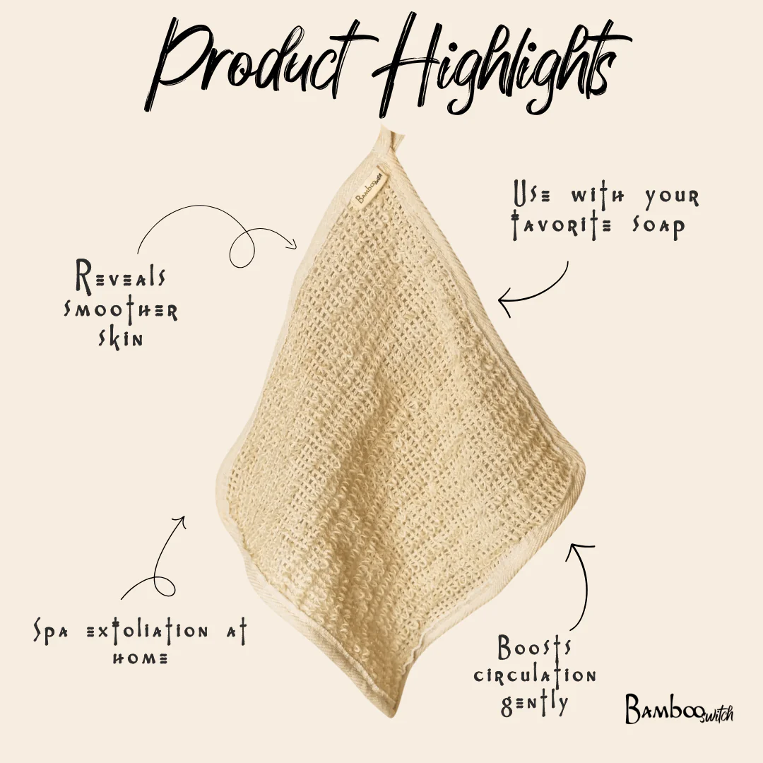 Sisal Exfoliating Washcloth - Image 4